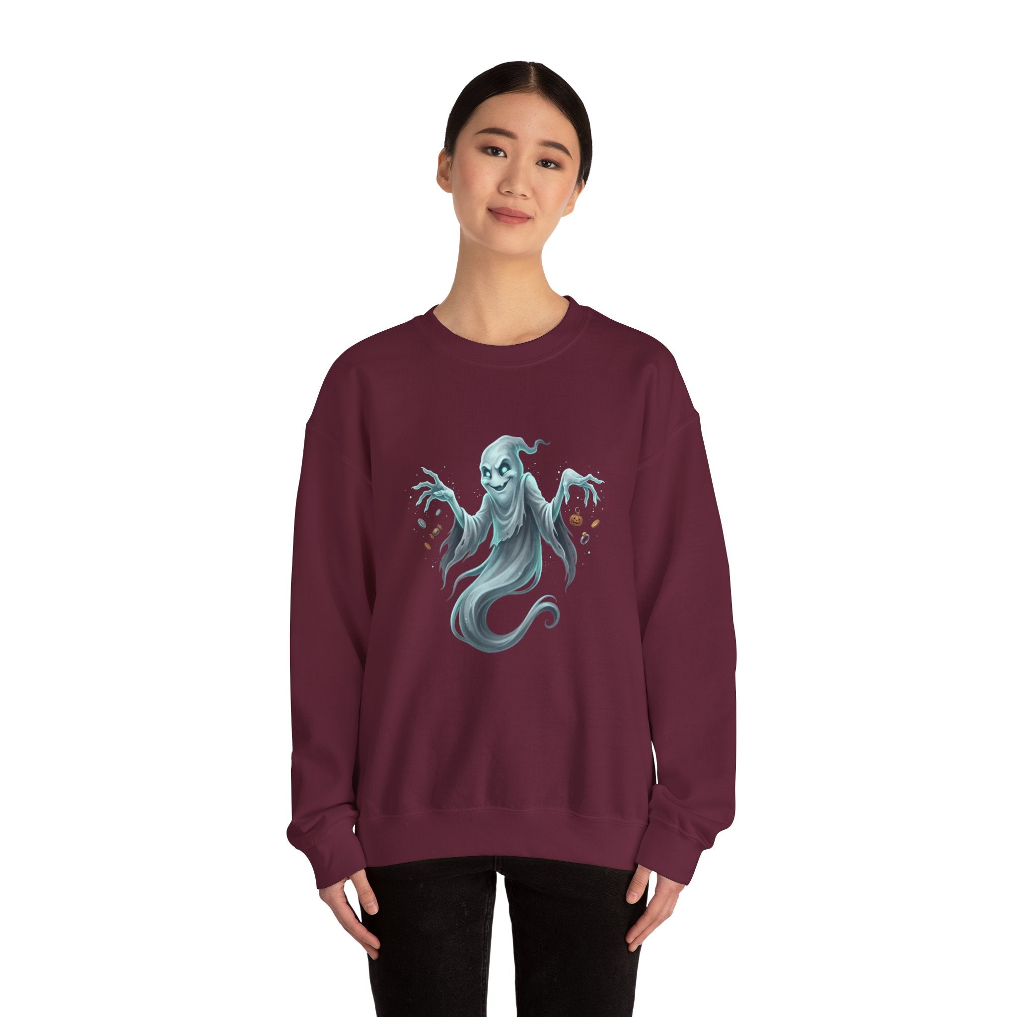 Mischief Ghost Halloween Crewneck Sweatshirt