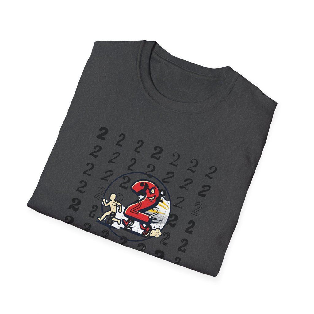 Running Number 2 Funny Bathroom Humor Graphic Unisex T-Shirt