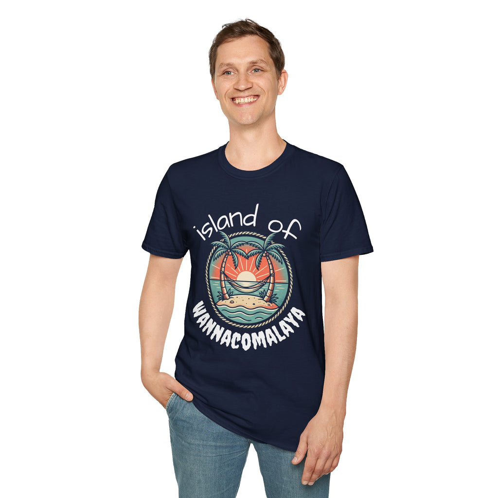 Island of Wannacomalaya Unisex Softstyle T-Shirt