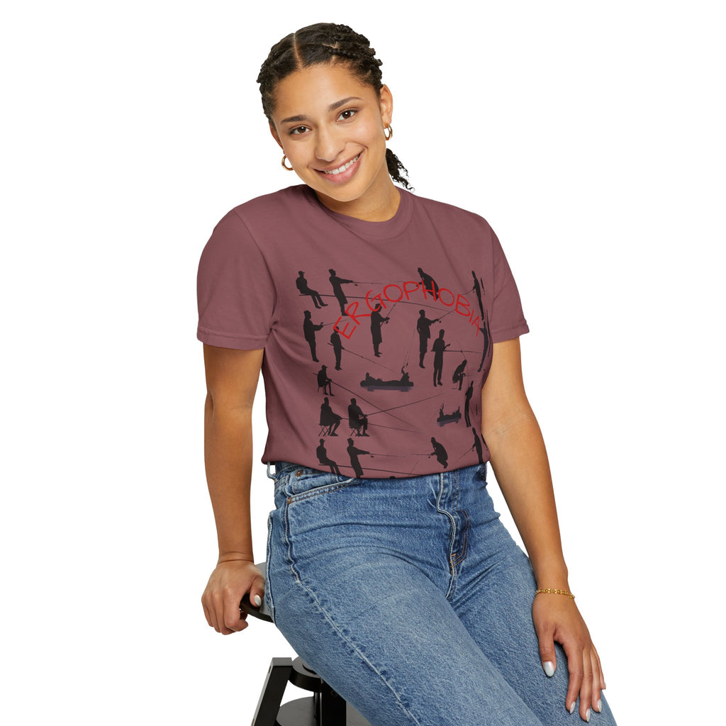 Different Styles of Fishing Garment-Dyed T-Shirt