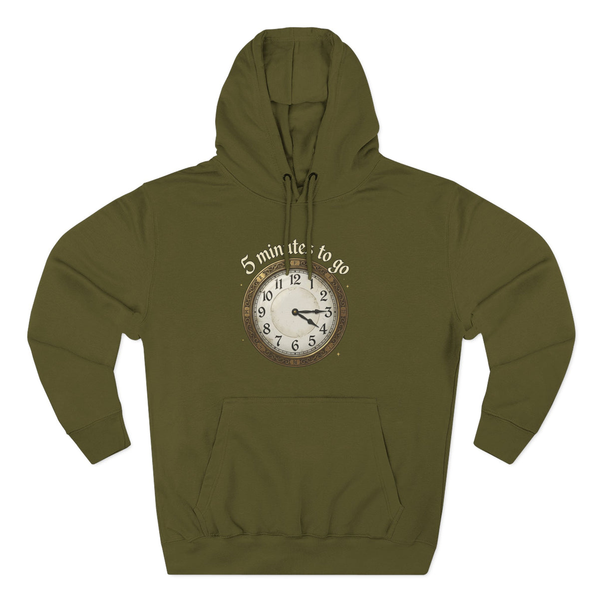 Three-Panel Fleece Hoodie