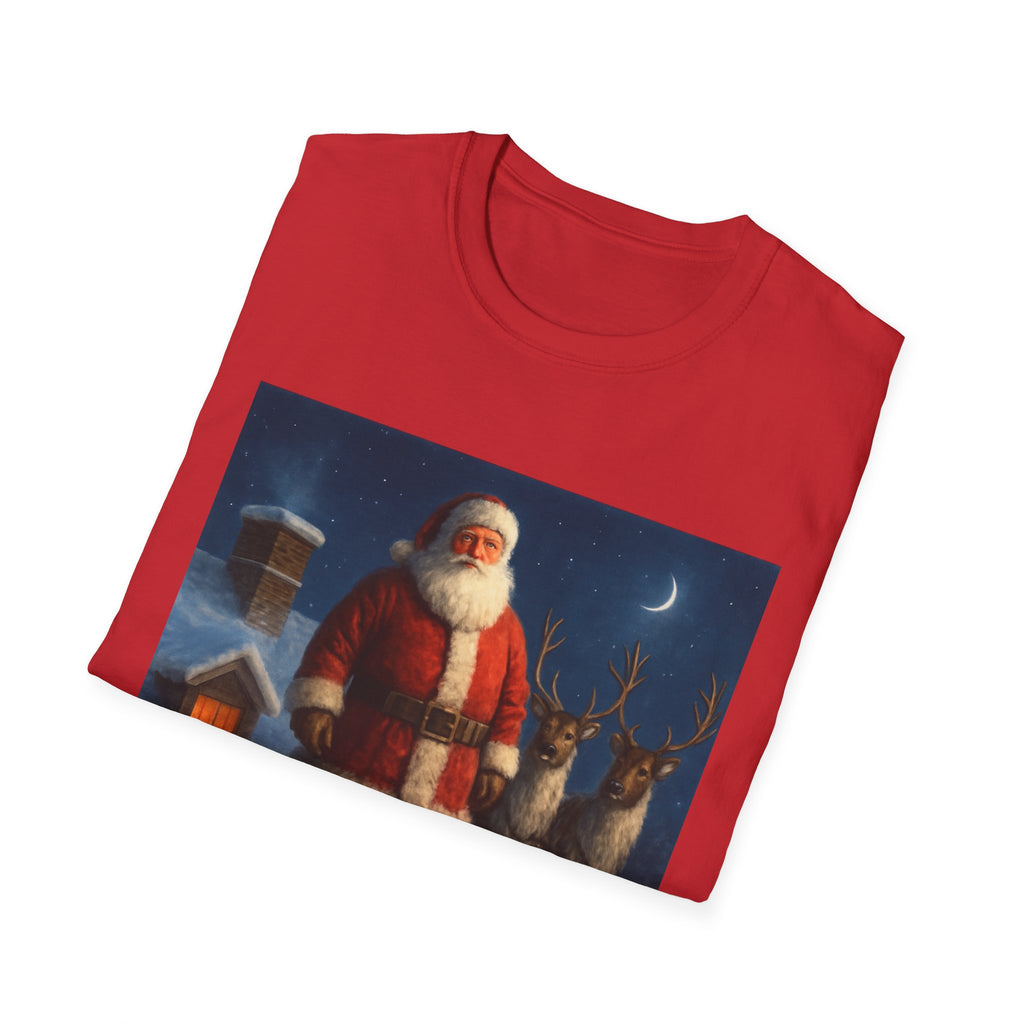 Santa Claus Night Scene T-Shirt