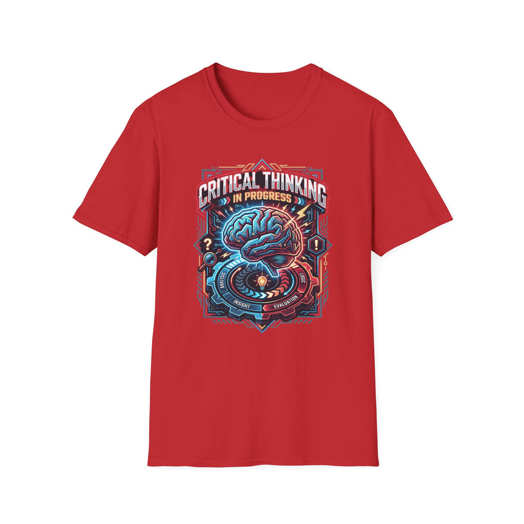 Brainstorming Tee — 'Critical Thinking Is Problem Solving' Graphic T-Shirt