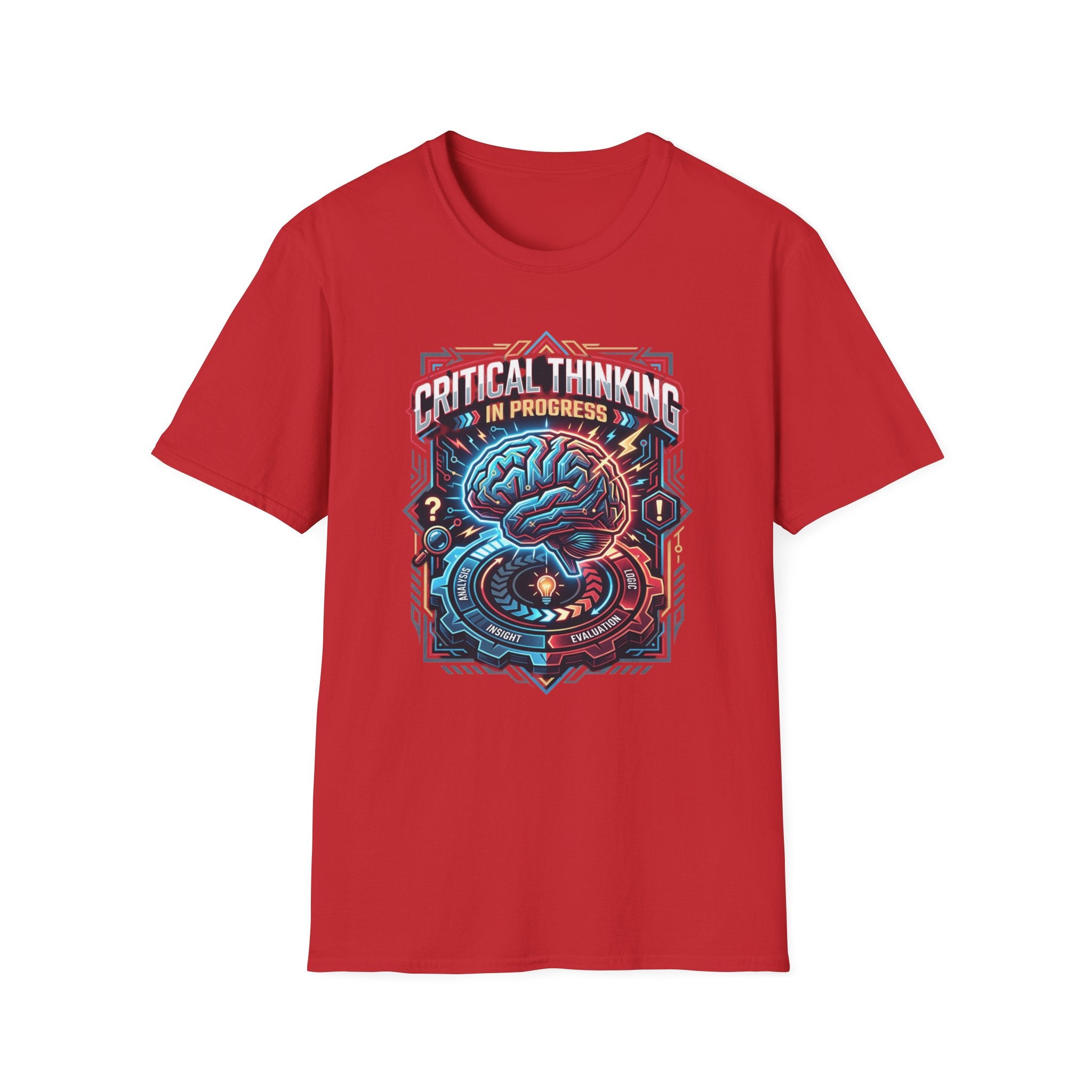 Brainstorming Tee — 'Critical Thinking Is Problem Solving' Graphic T-Shirt