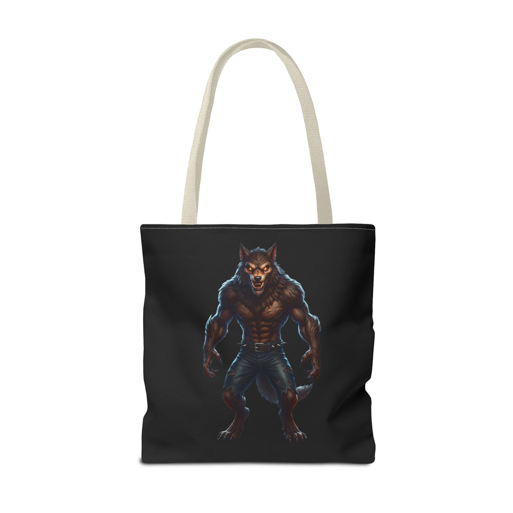 Werewolf Tote Bag — Dark Fantasy Creature Shopper
