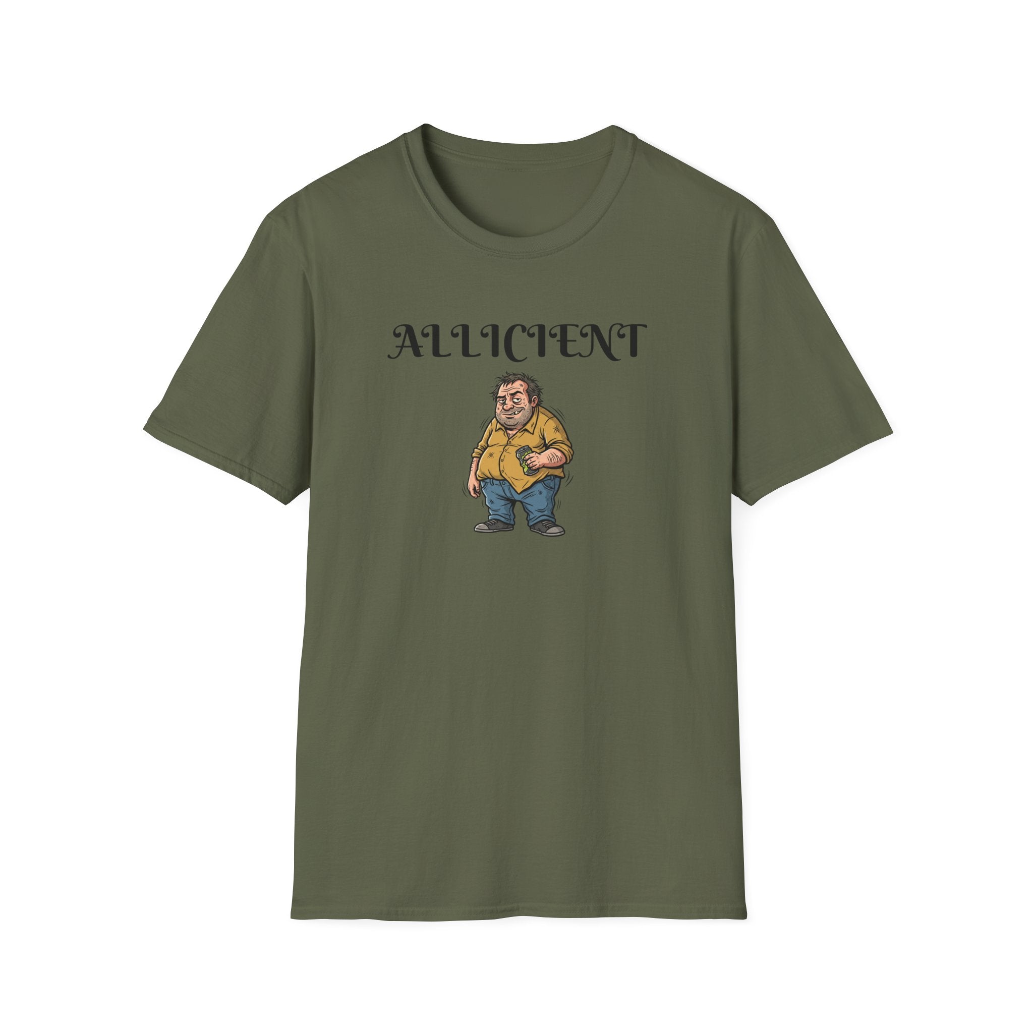 Allicient Character T-Shirt — Funny Cartoon Funny Guy Graphic Tee