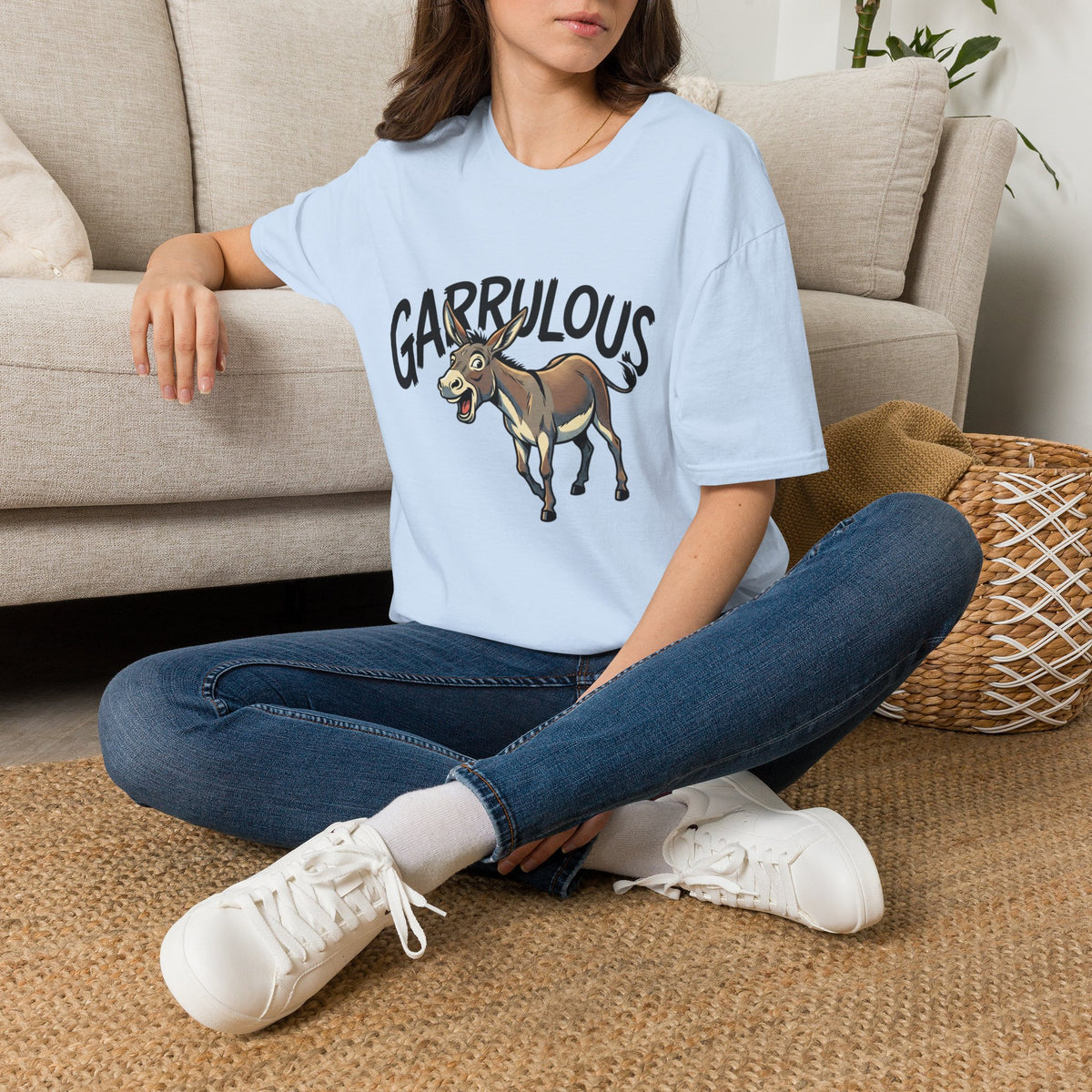 Garrulous Donkey Funny Animal T-Shirt