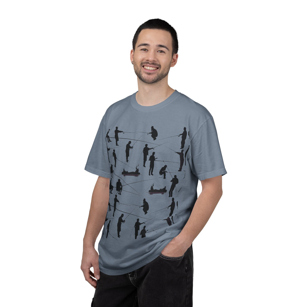 Different Styles of Fishing Garment-Dyed T-Shirt — New Colors