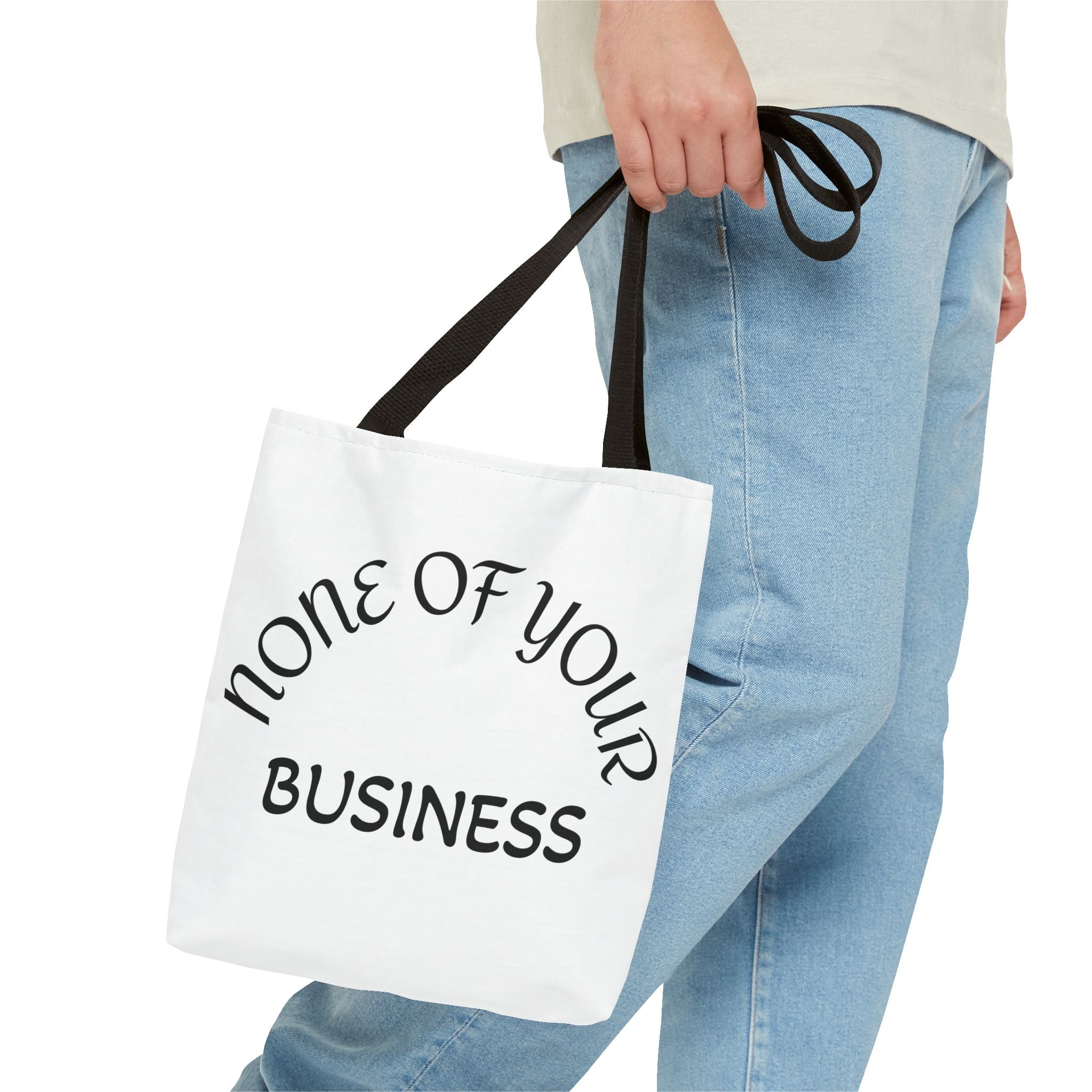 None of your Business (rat on the backside)Tote Bag (AOP)