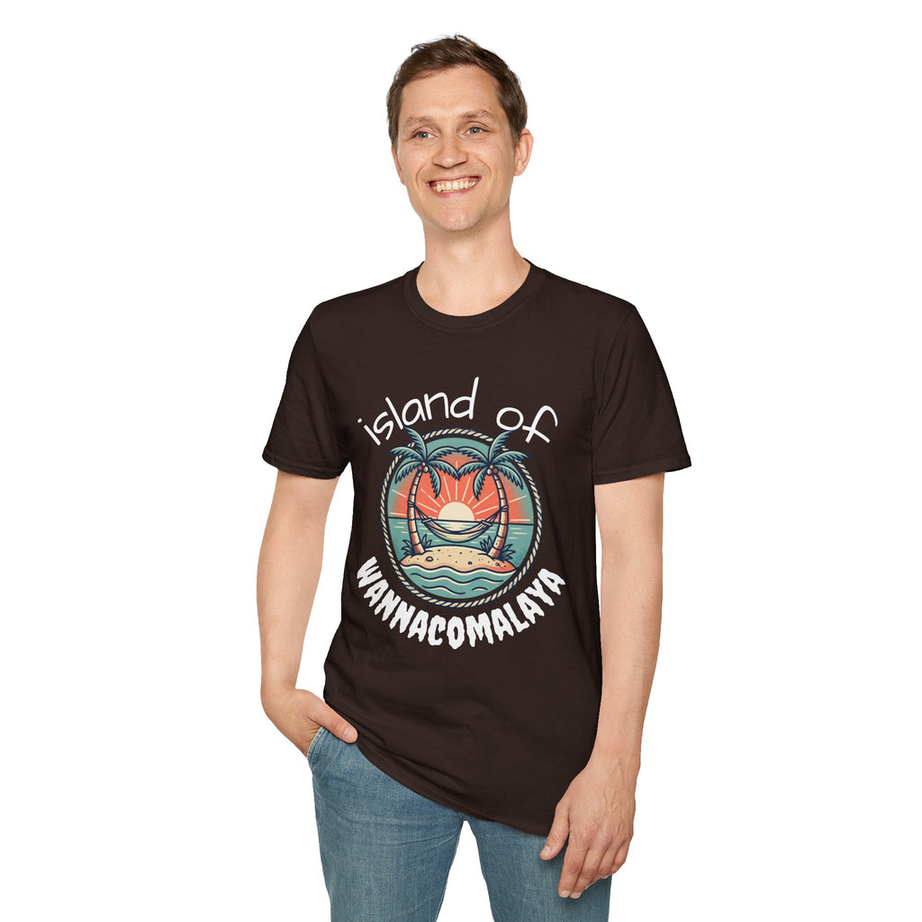 Island of Wannacomalaya Unisex Softstyle T-Shirt