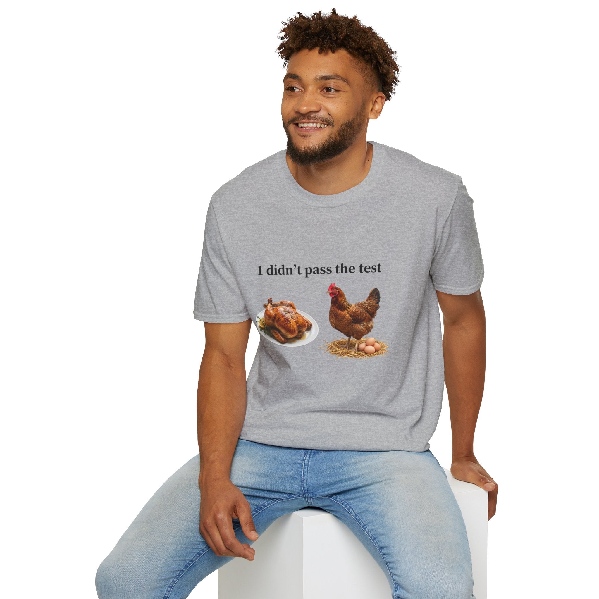 CHICKEN DIDN'T MAKE IT Unisex Soft style T-Shirt