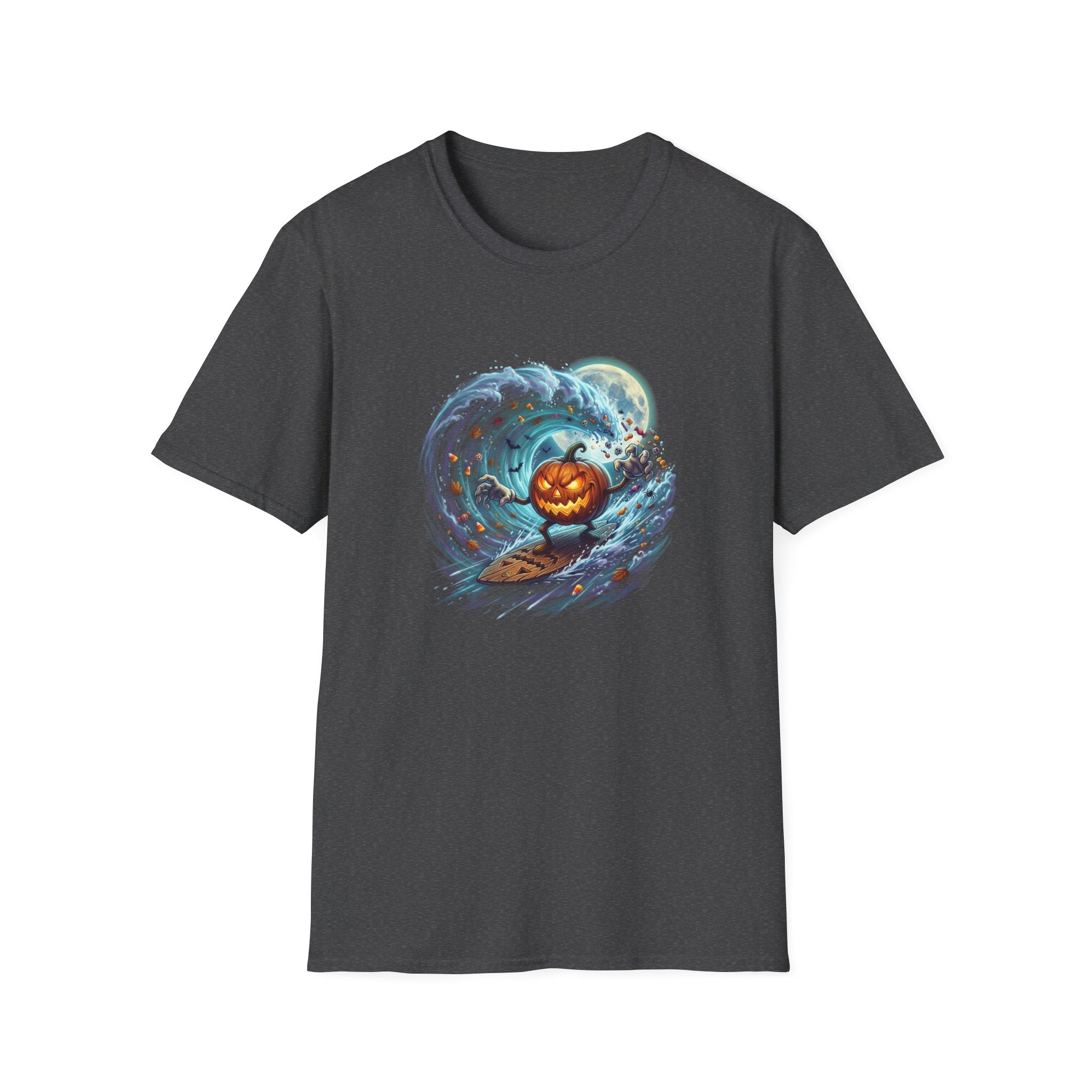 SURFING PUMPKIN Unisex Softstyle T-Shirt