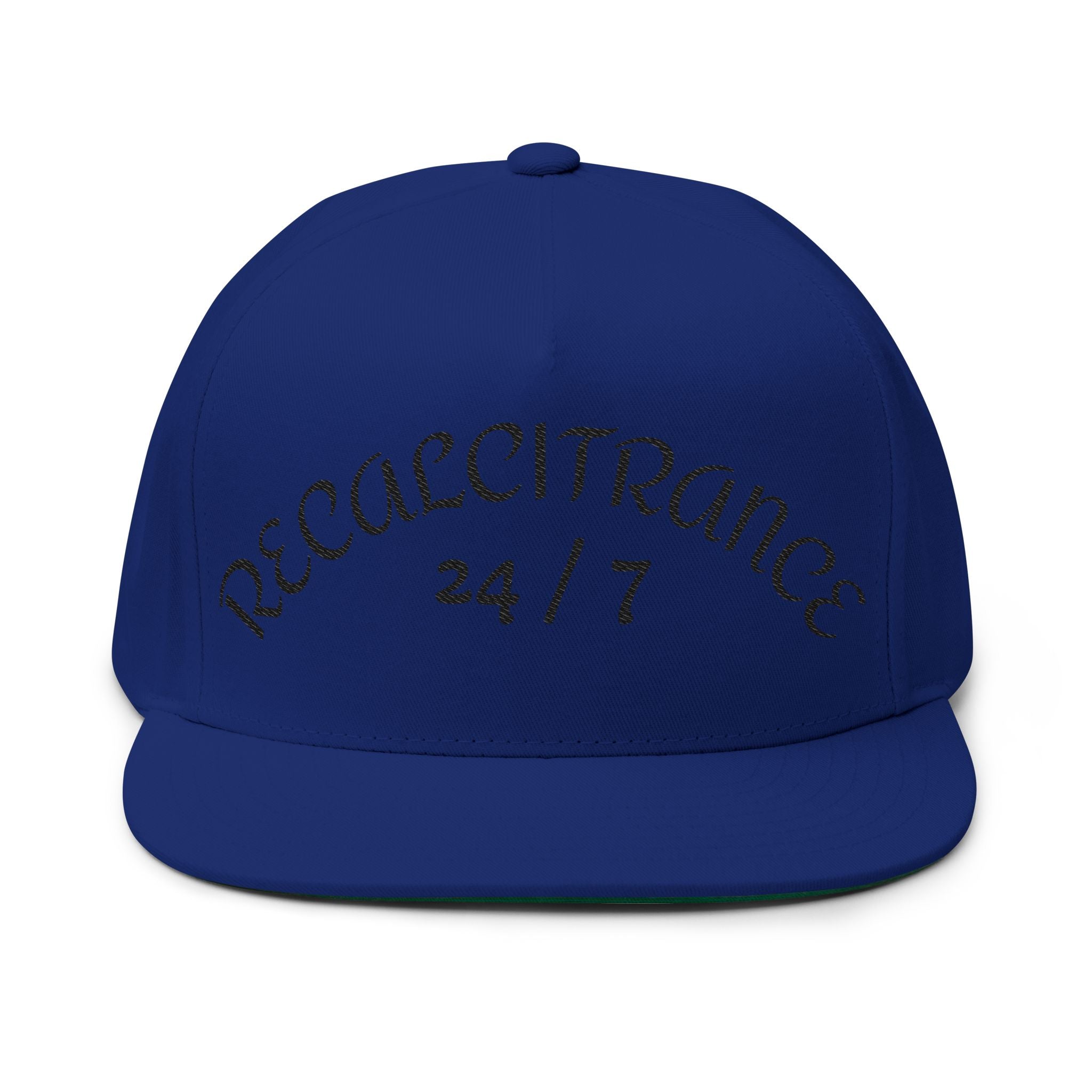 RECALCITRANCE Flat Bill Cap (Embroidery)