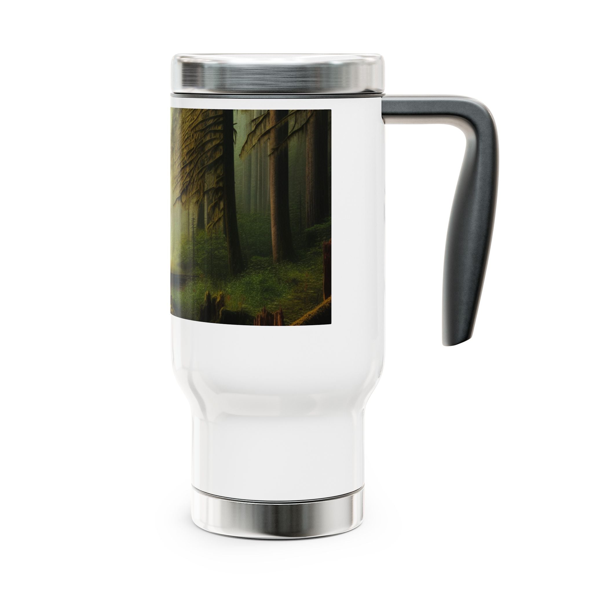 Deer in the Woods Stainless Steel Travel Mug (15oz)