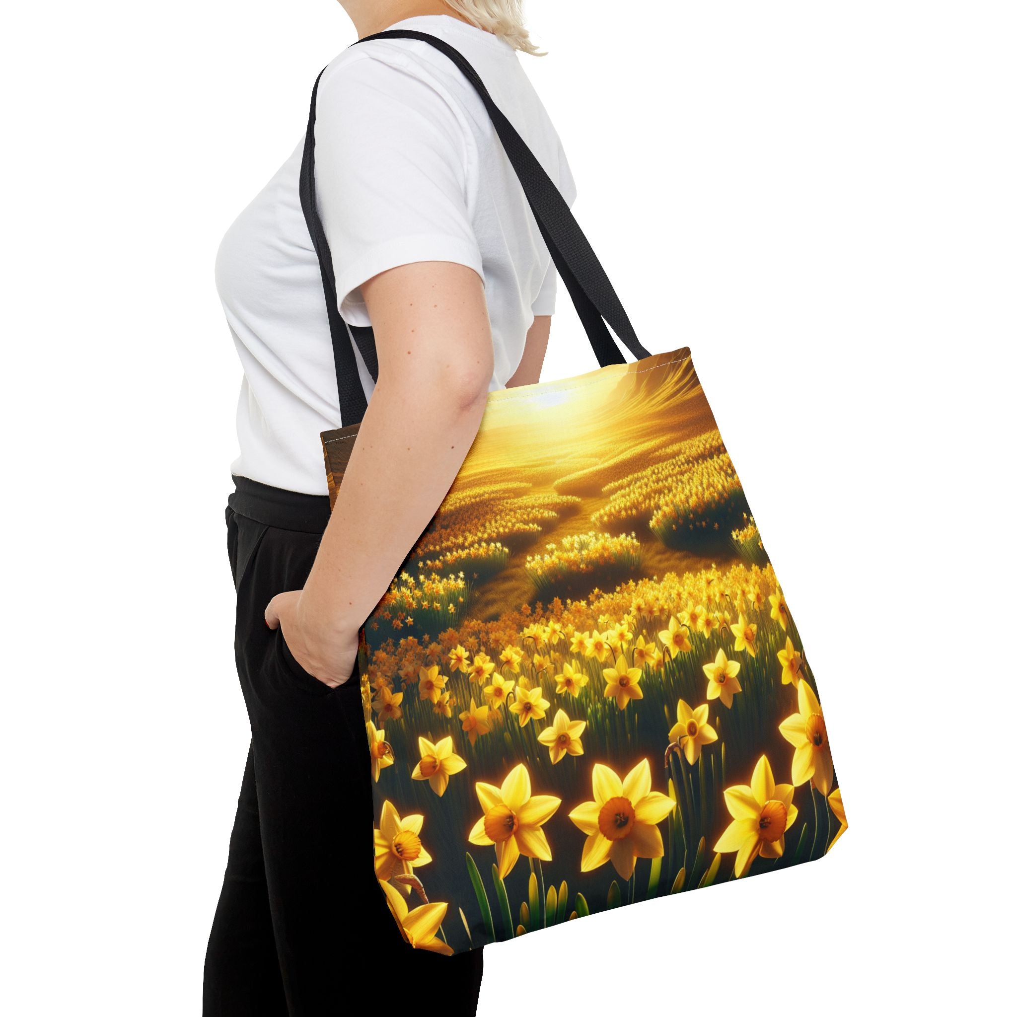 Sea of Daffodils Tote Bag (AOP)
