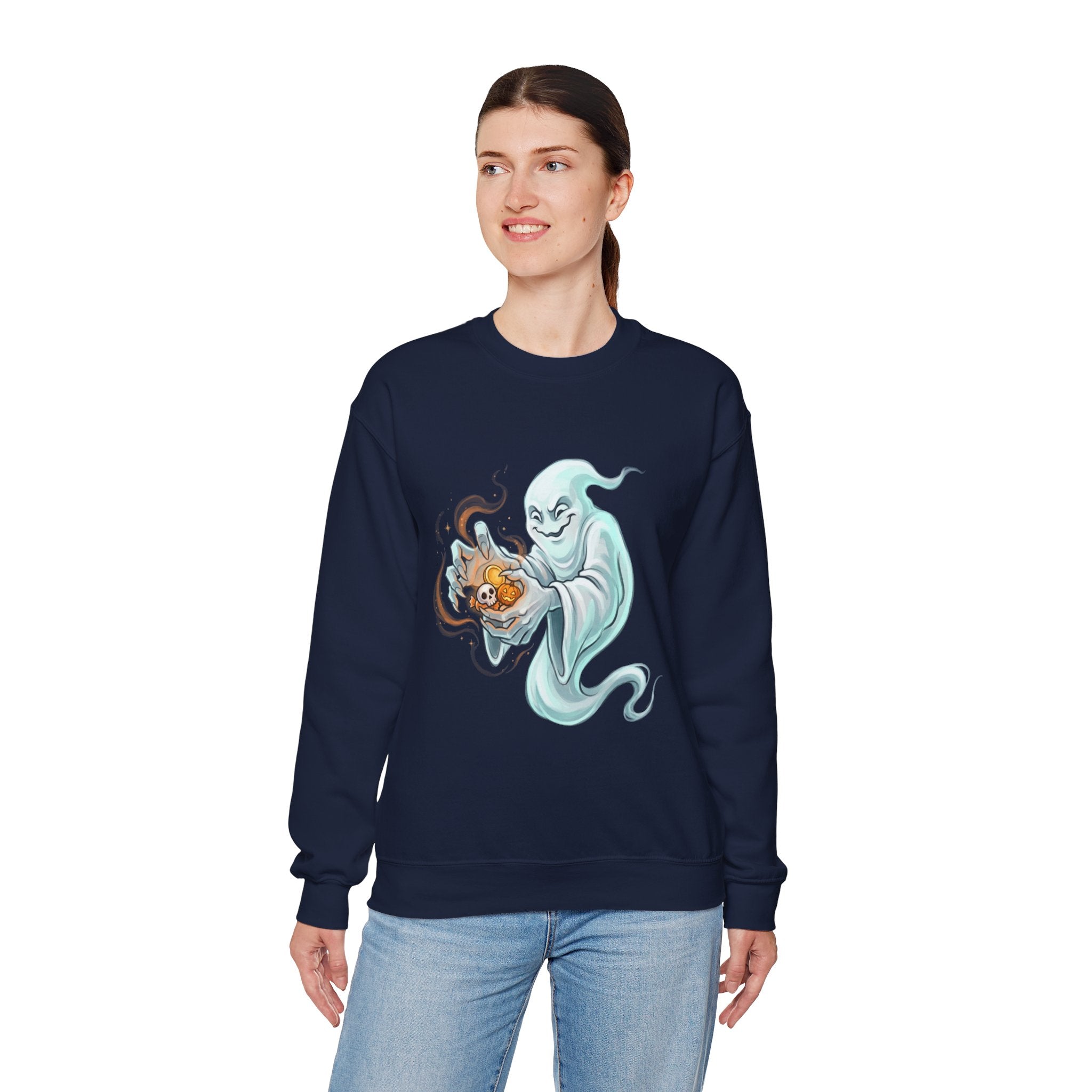 Ghost Portal Halloween Unisex Heavy Blend Crewneck Sweatshirt