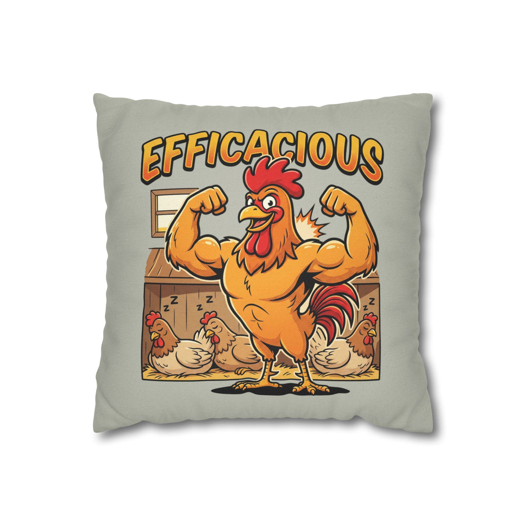 Spun Polyester Square Pillowcase