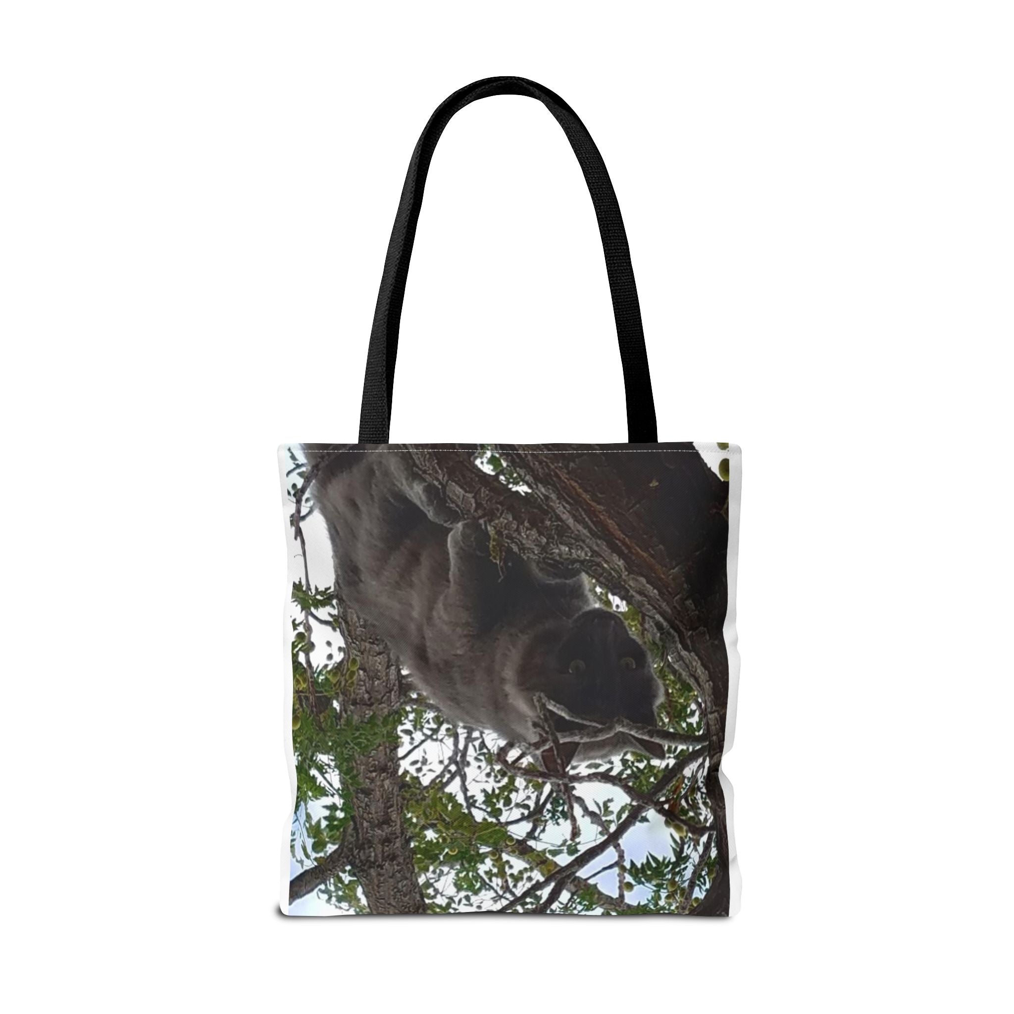 Kitty in a Tree Tote Bag