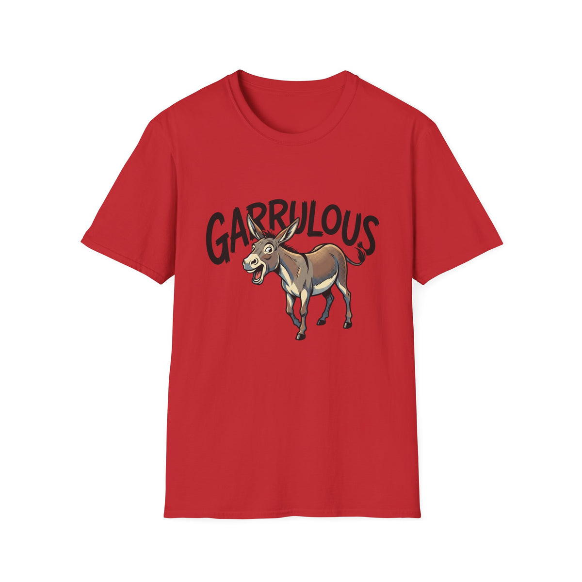 Garrulous Donkey Funny Animal T-Shirt