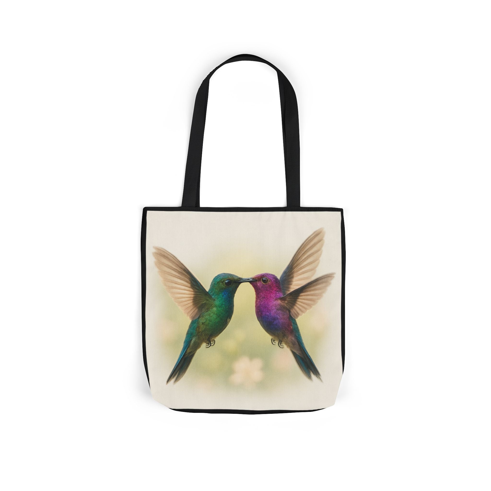 HUMMINGBIRD Canvas Tote Bag, 5-Color Straps