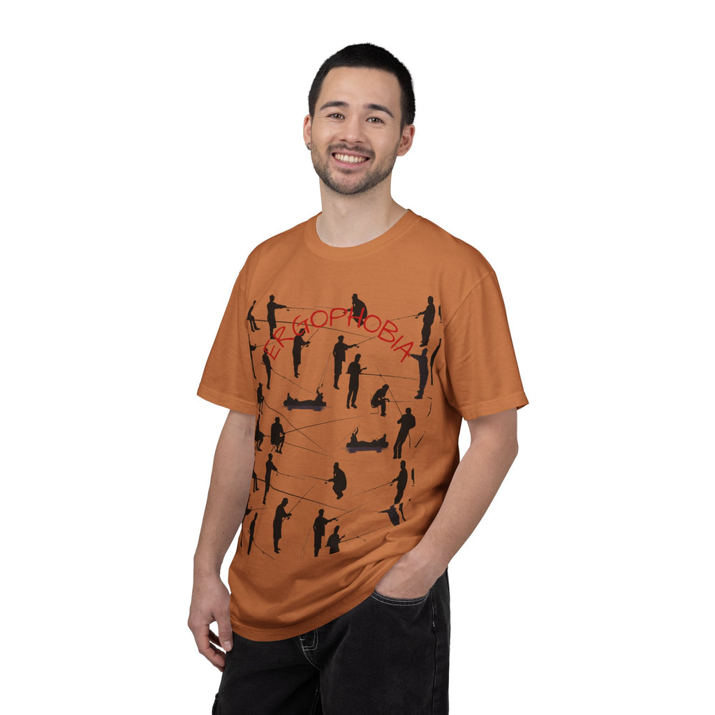 Different Styles of Fishing Garment-Dyed T-Shirt