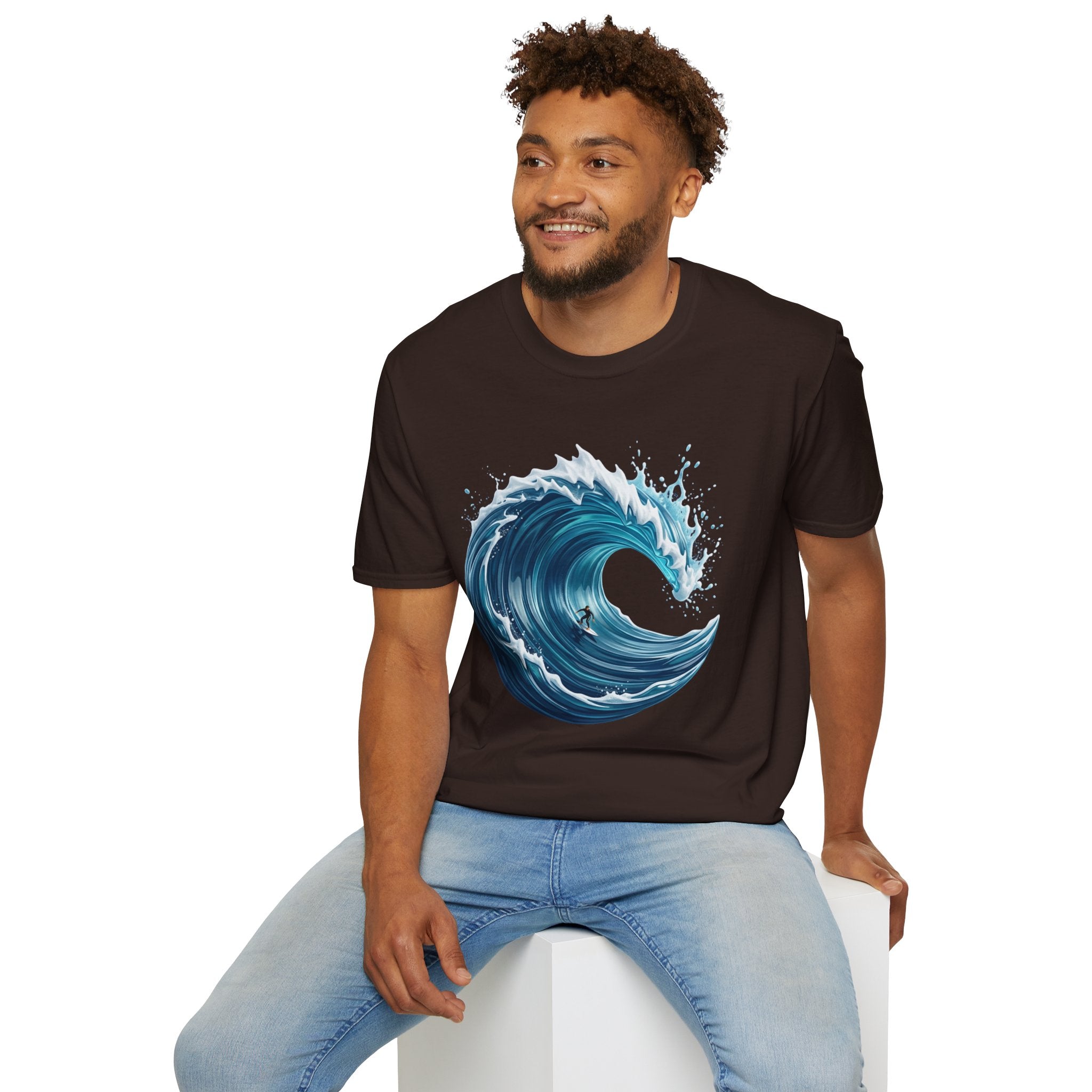 Ocean Wave T-Shirt — Coastal Surf Graphic Tee