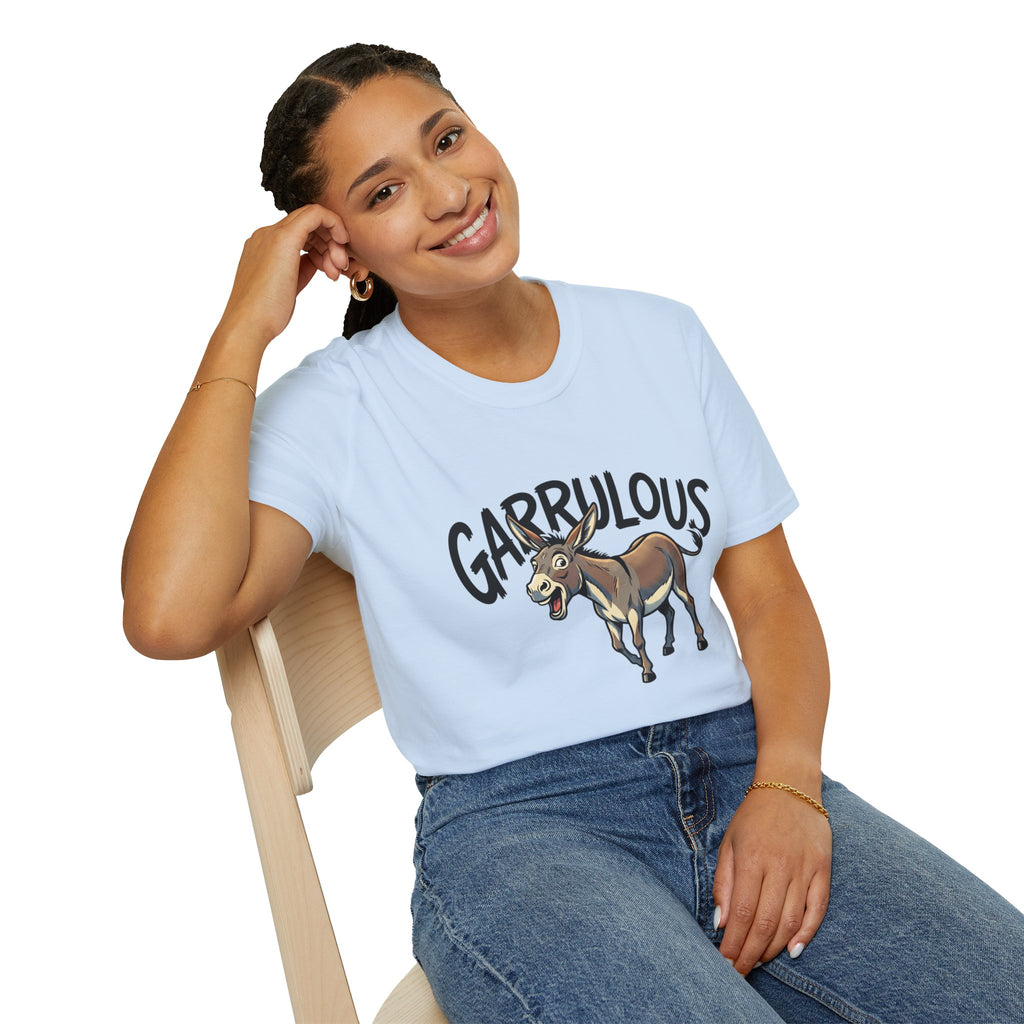 Garrulous Donkey Funny Animal T-Shirt