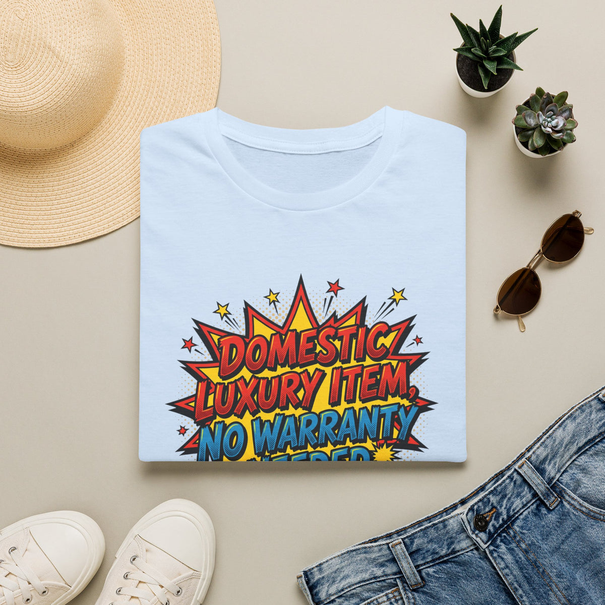 Domestic Luxury Item No Warranty Needed Graphic T-Shirt