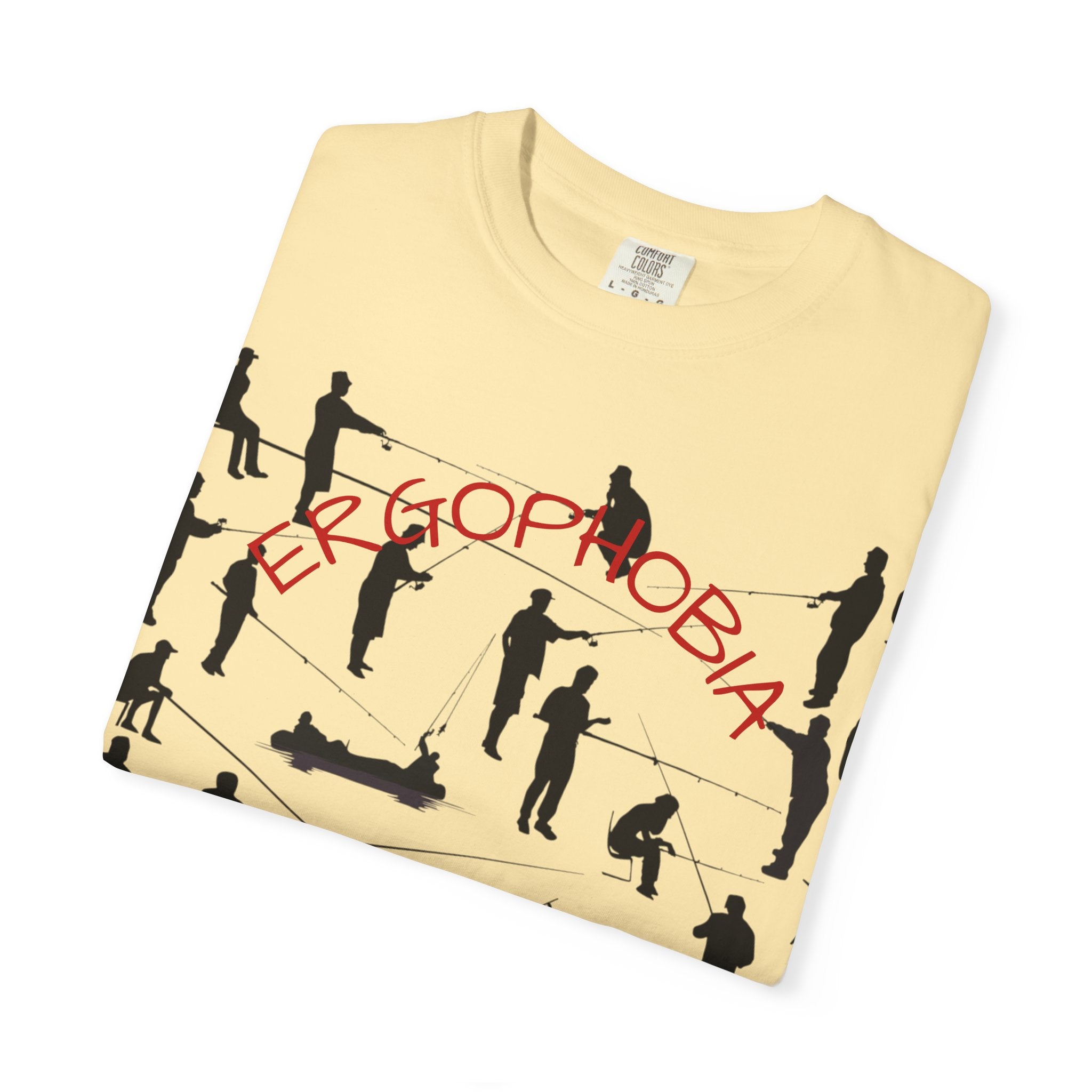 Different Styles of Fishing Garment-Dyed T-Shirt