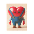 Velveteen Plush Blanket - Heart