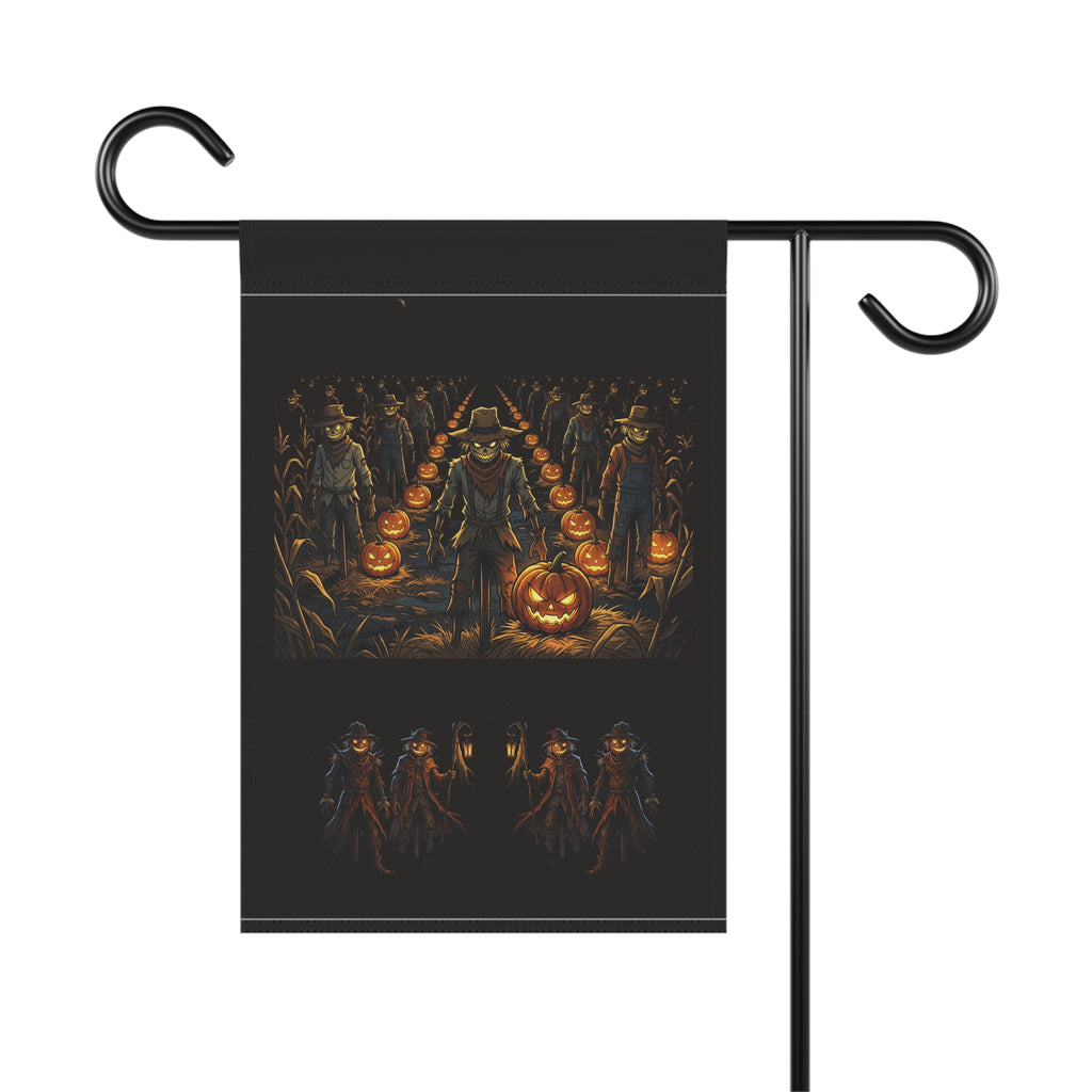 Halloween Scarecrow Garden Flag – Pumpkin Patch Harvest House Banner