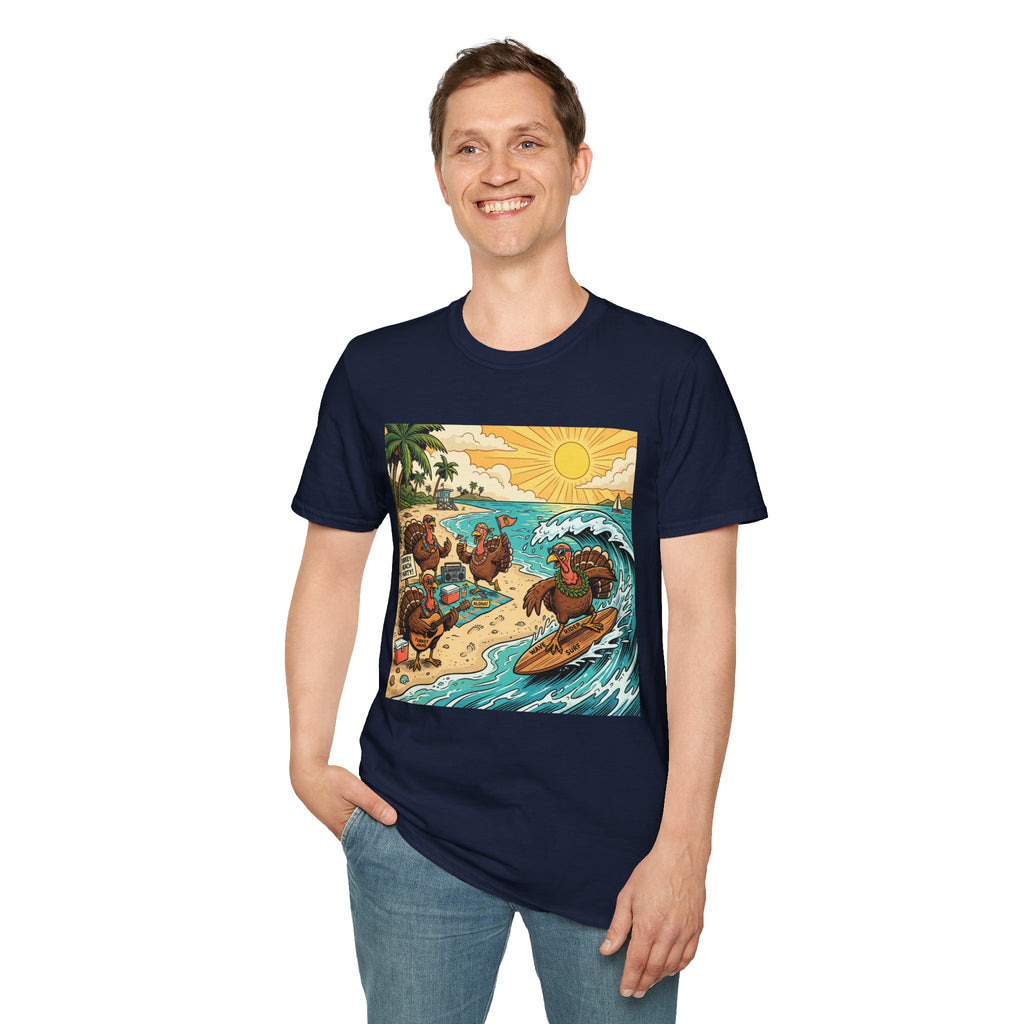 Surfing Turkey Beach Party T-Shirt