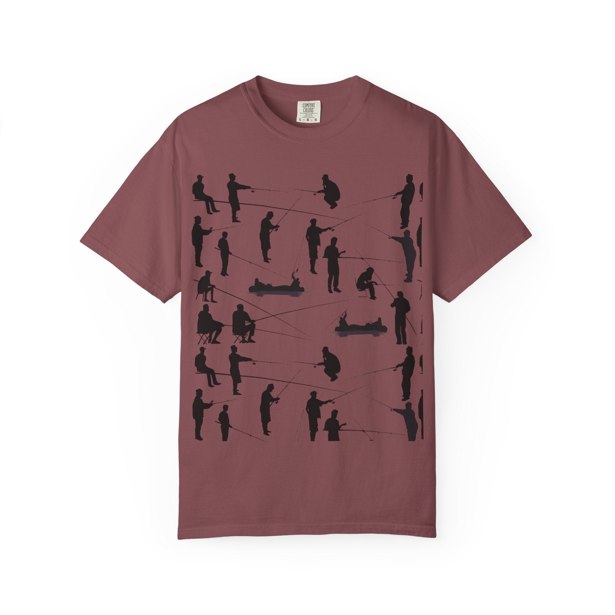 Different Styles of Fishing Garment-Dyed T-Shirt — New Colors