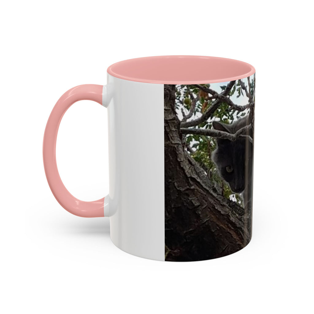 Cat in a Tree Accent Coffee Mug (11oz, 15oz)