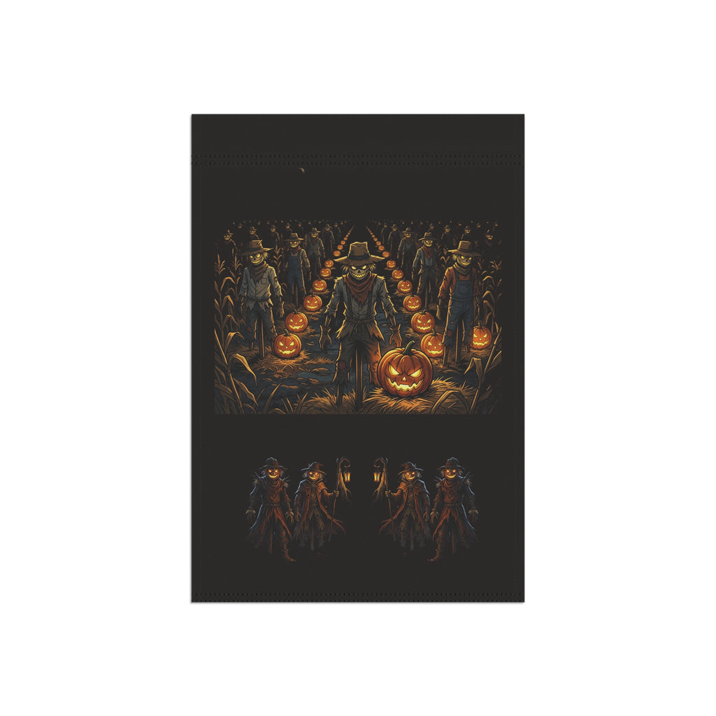 Halloween Scarecrow Garden Flag – Pumpkin Patch Harvest House Banner