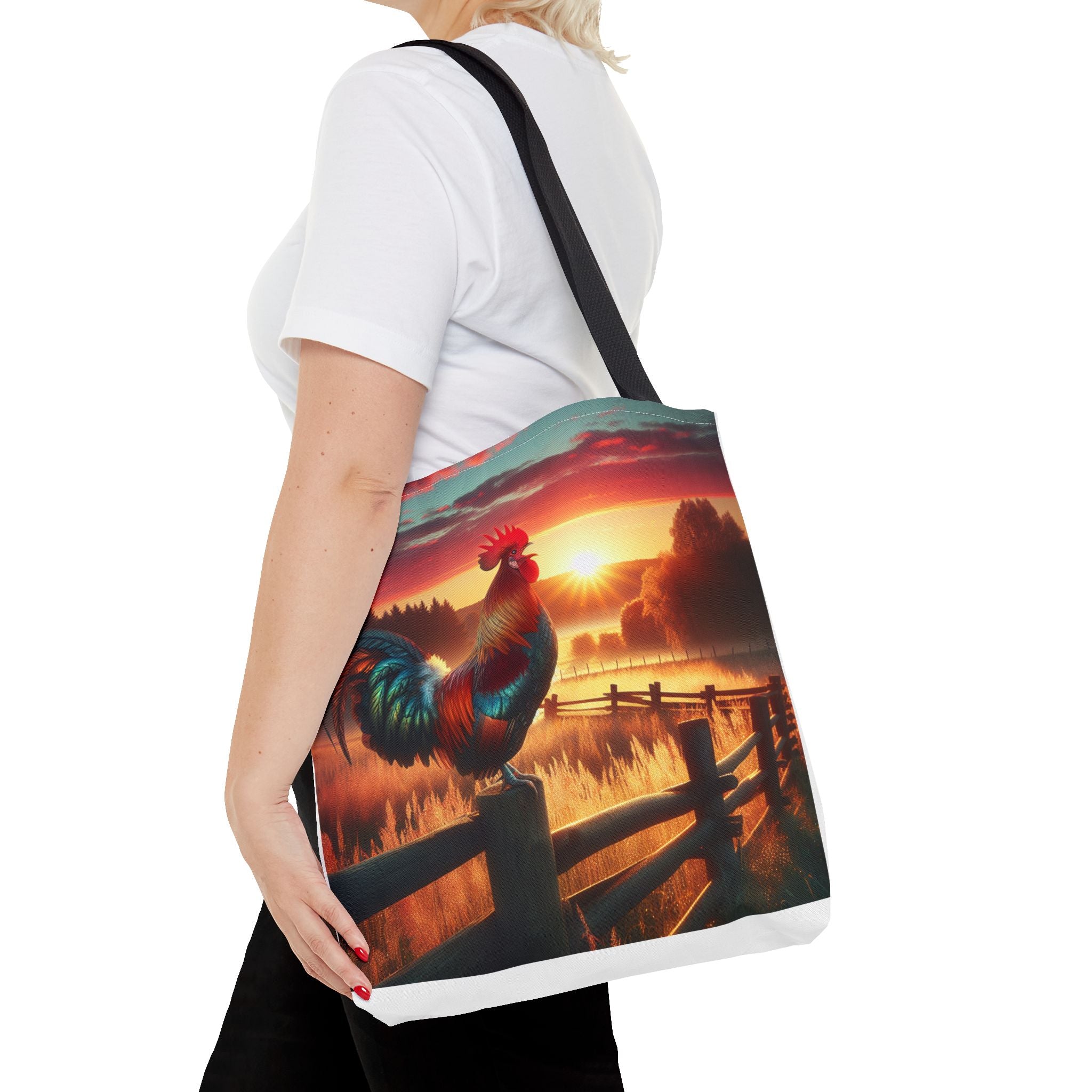 Rooster Wake Up Call Tote Bag