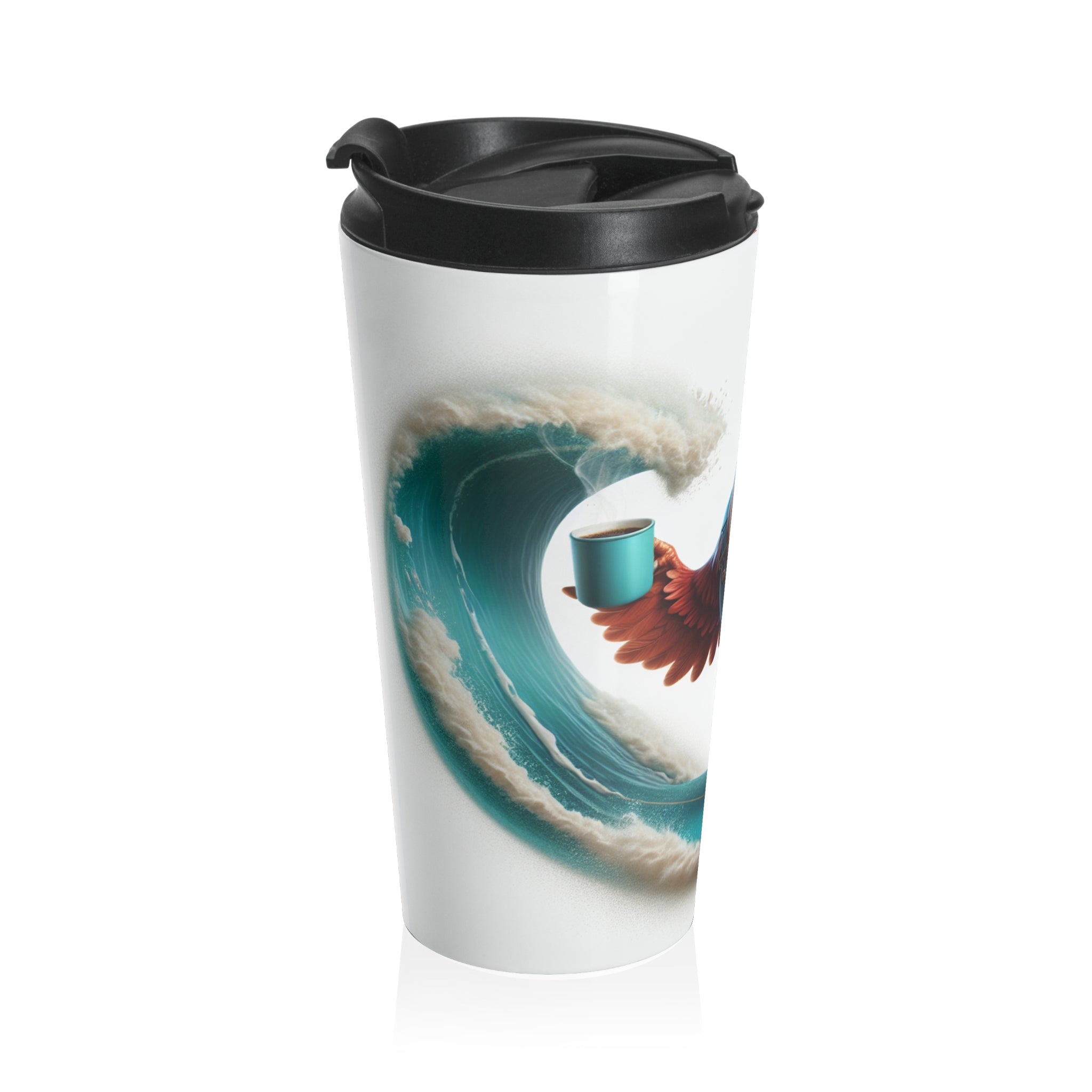 Roosters Stainless Steel Travel Mug (15oz)