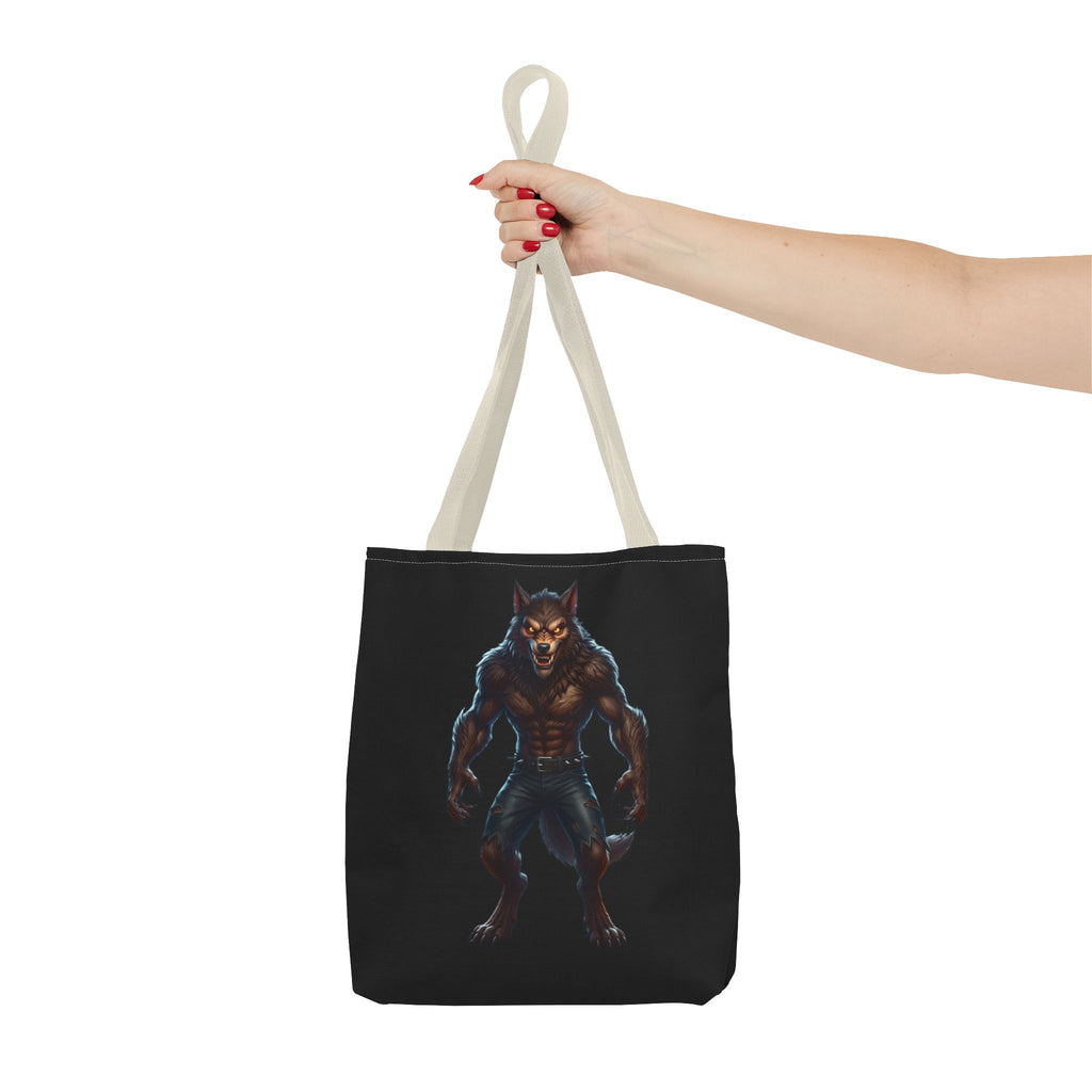Werewolf Tote Bag — Dark Fantasy Creature Shopper