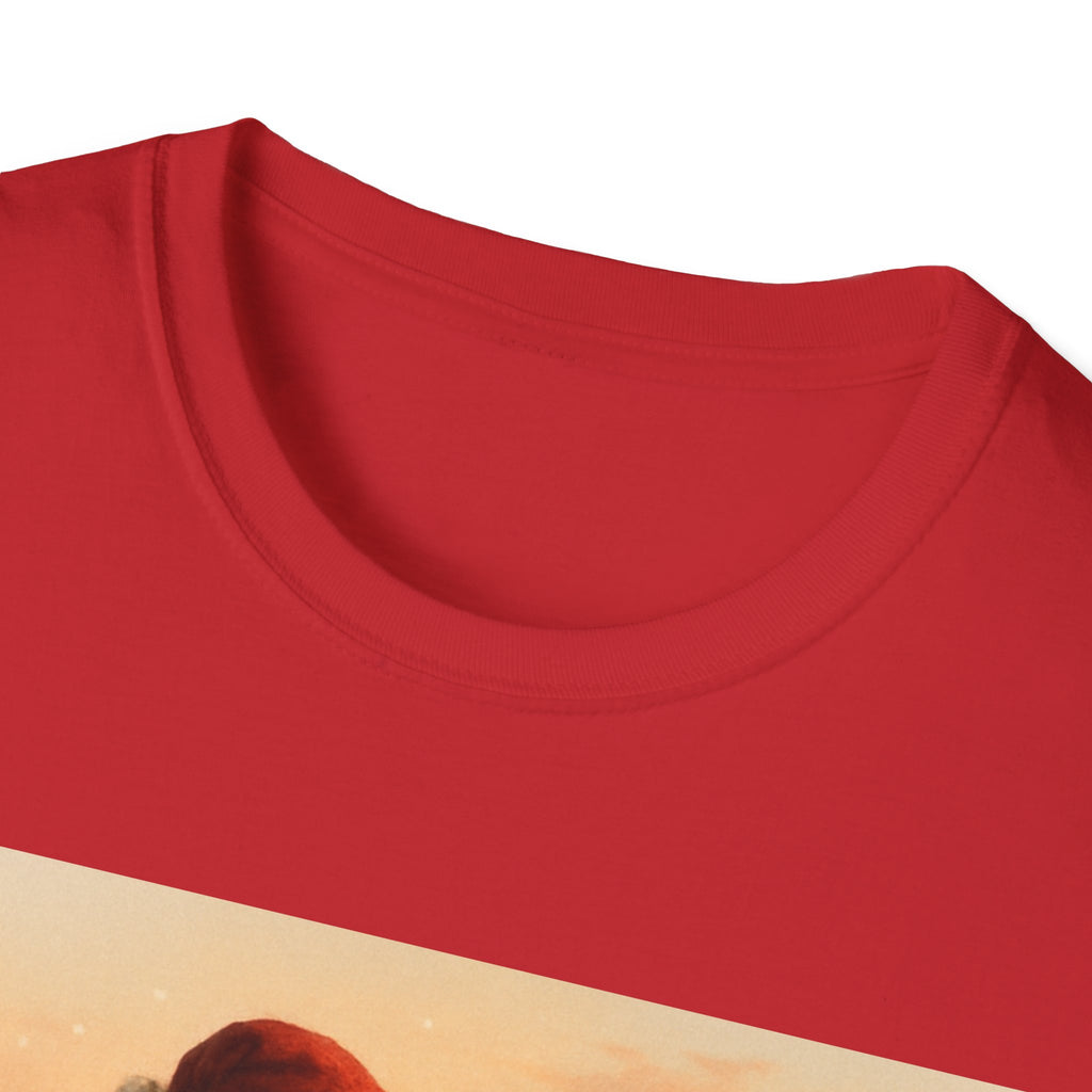Santa Fishing Christmas T-Shirt