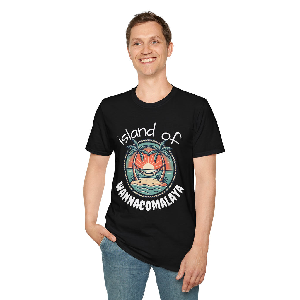 Island of Wannacomalaya Unisex Softstyle T-Shirt