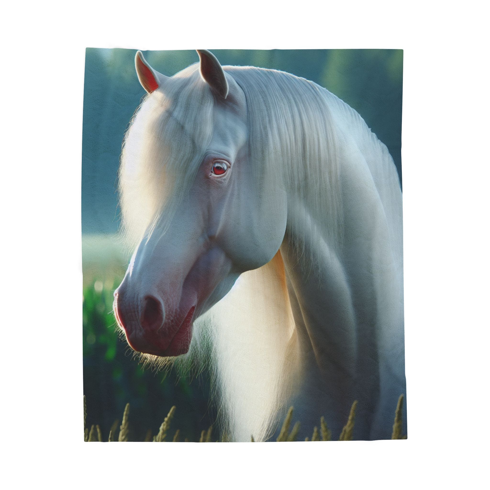 Velveteen Plush Blanket - Horse