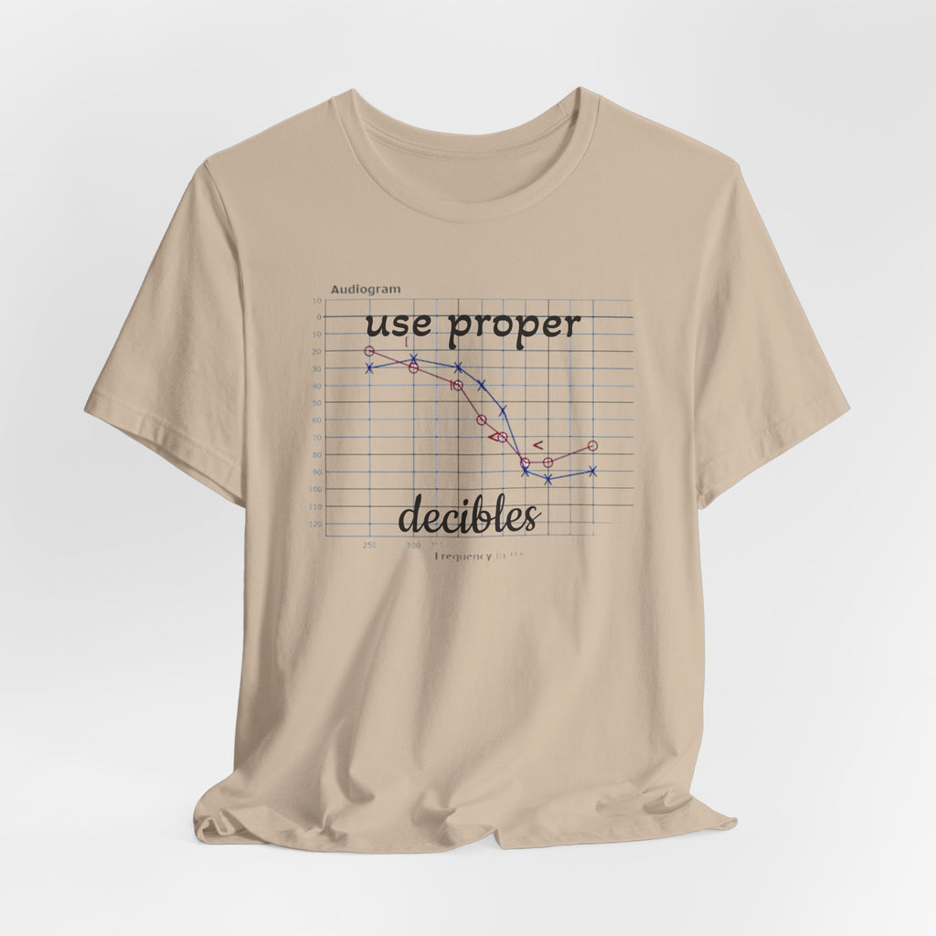 DECIBEL METER Jersey Short Sleeve Tee