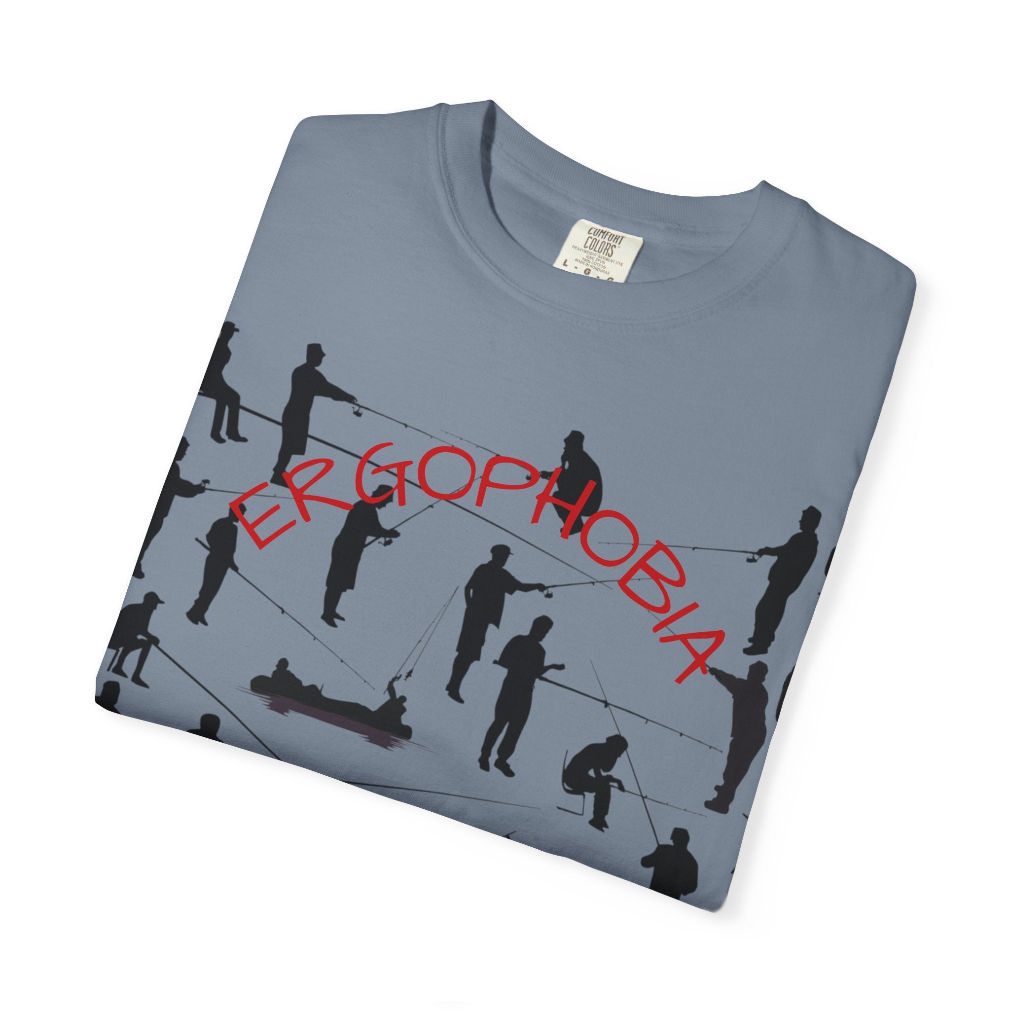 Different Styles of Fishing Garment-Dyed T-Shirt