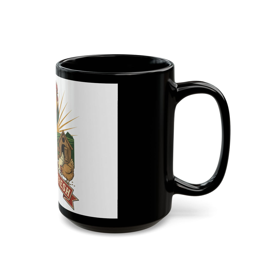 Rooster Farm Fresh Coffee Mug (11oz, 15oz)