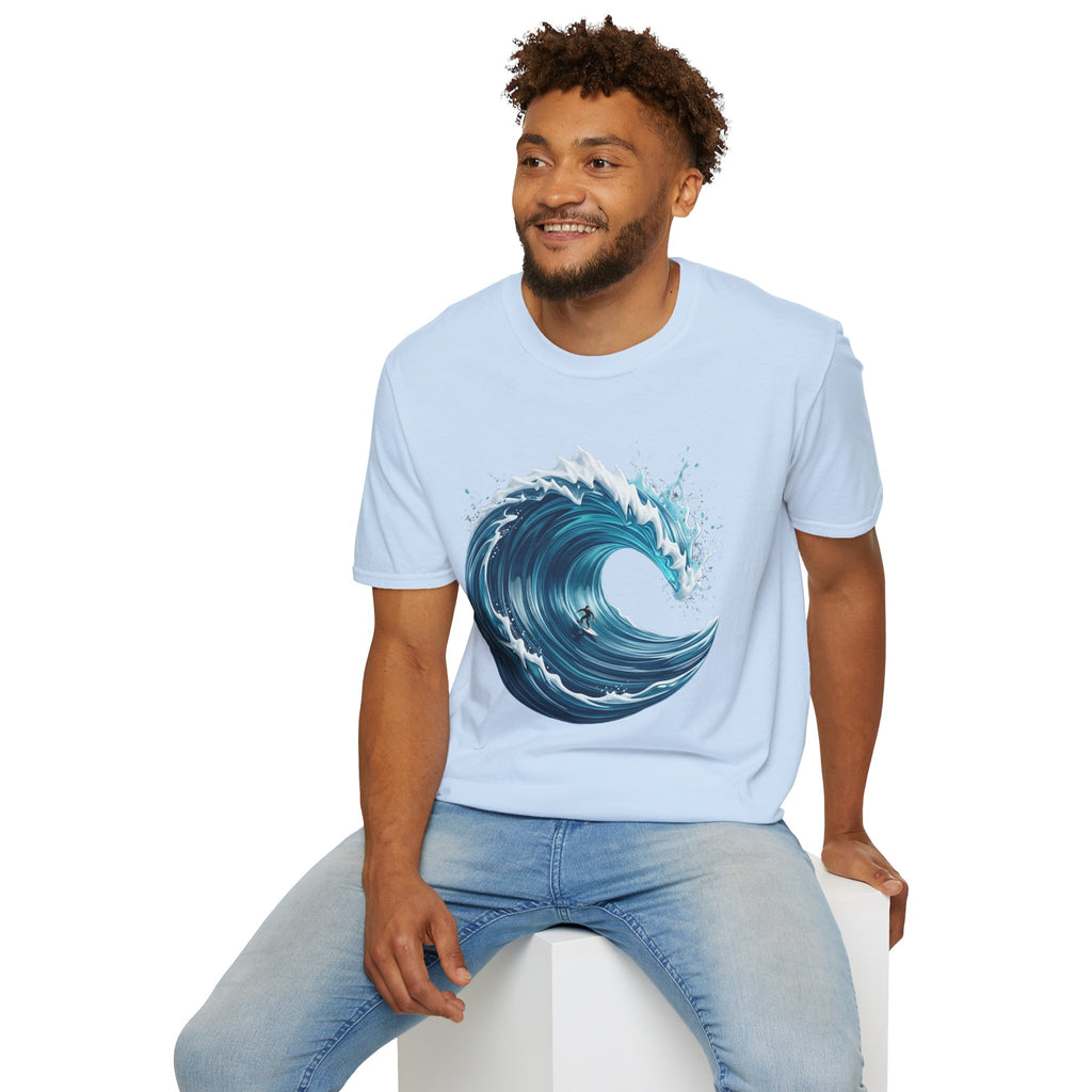 Ocean Wave T-Shirt — Coastal Surf Graphic Tee