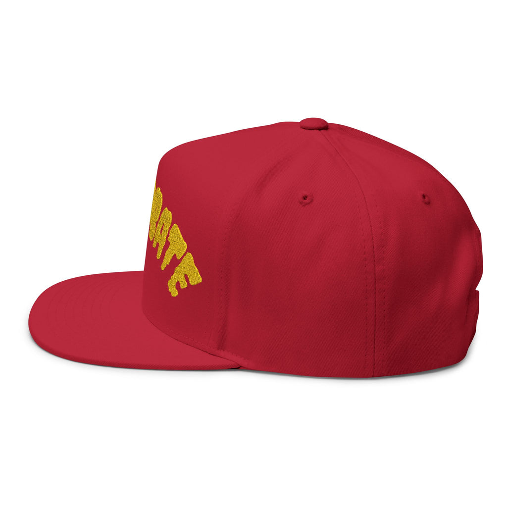 Flat Bill Cap (Embroidery)