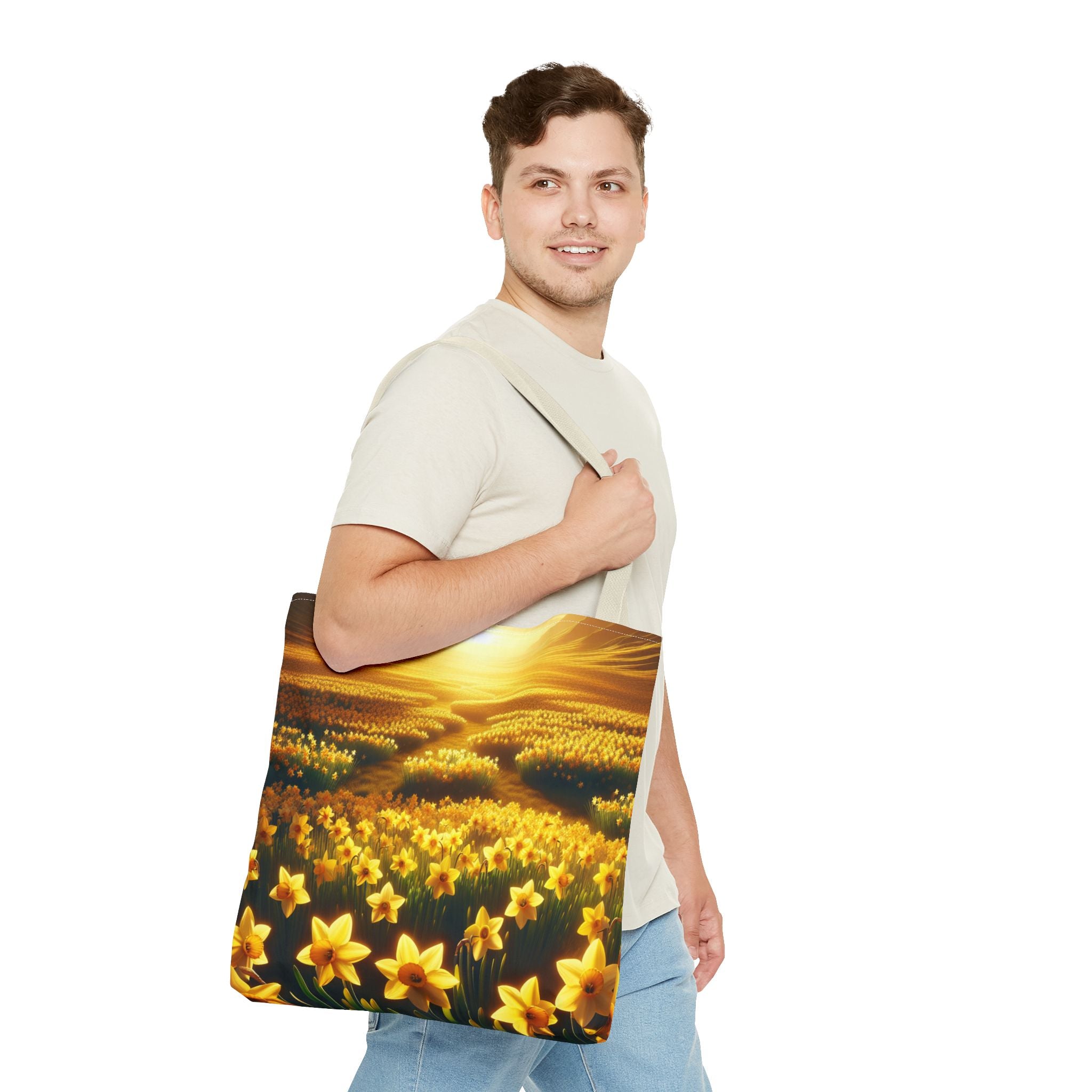 Sea of Daffodils Tote Bag (AOP)