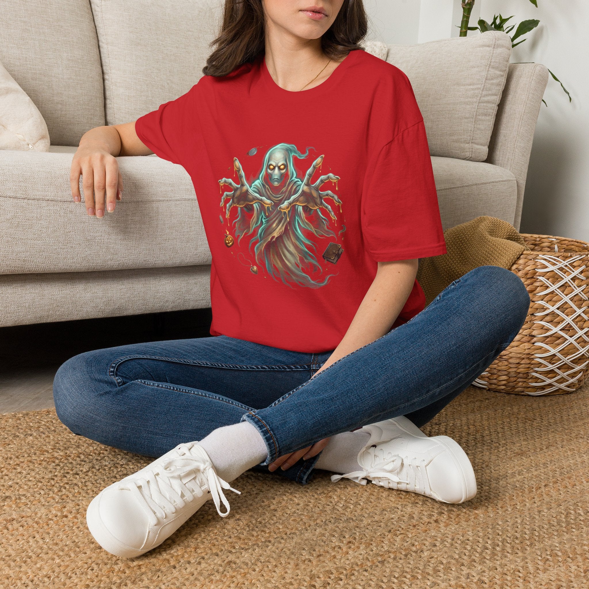 Hooded Specter Halloween Unisex Softstyle T-Shirt