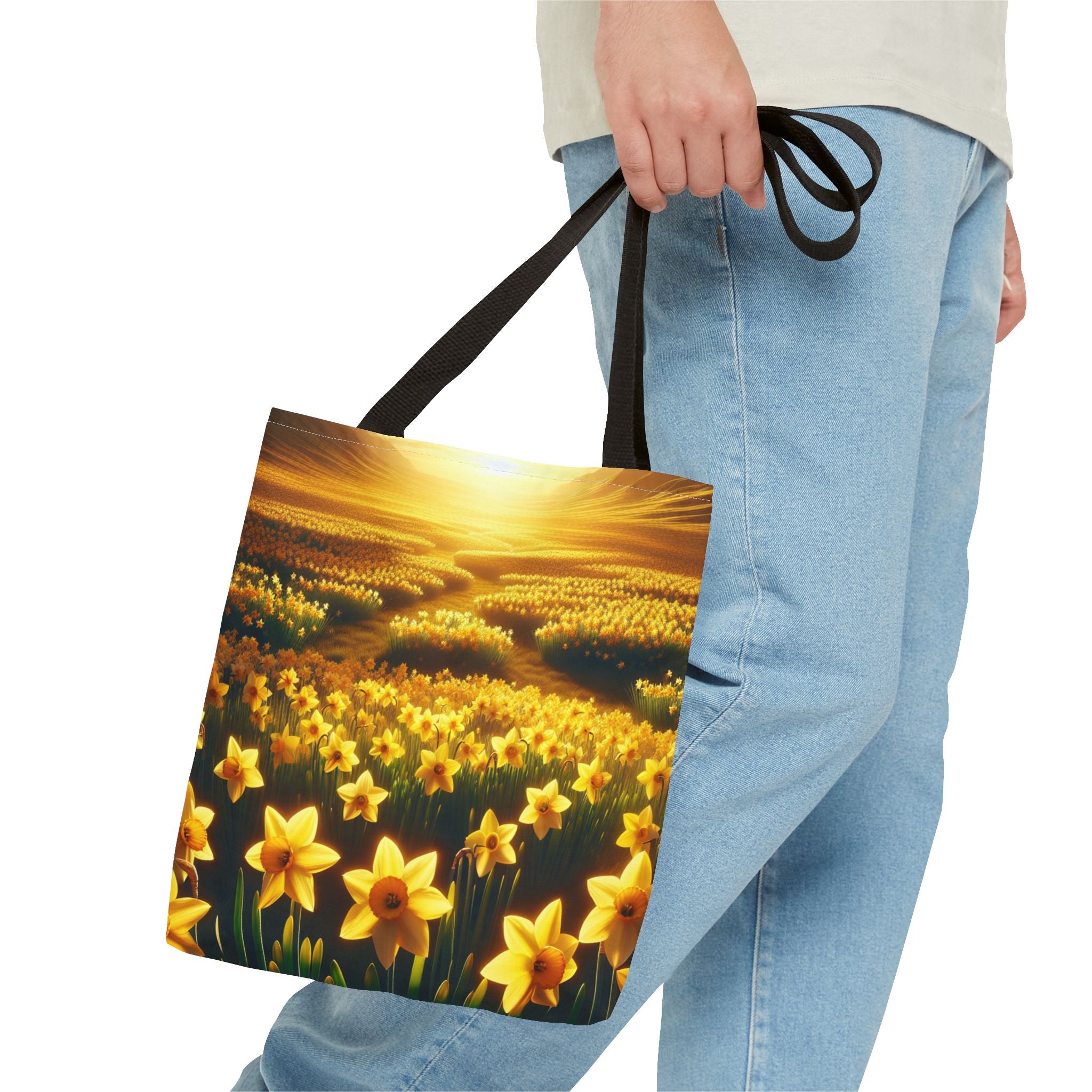 Sea of Daffodils Tote Bag (AOP)