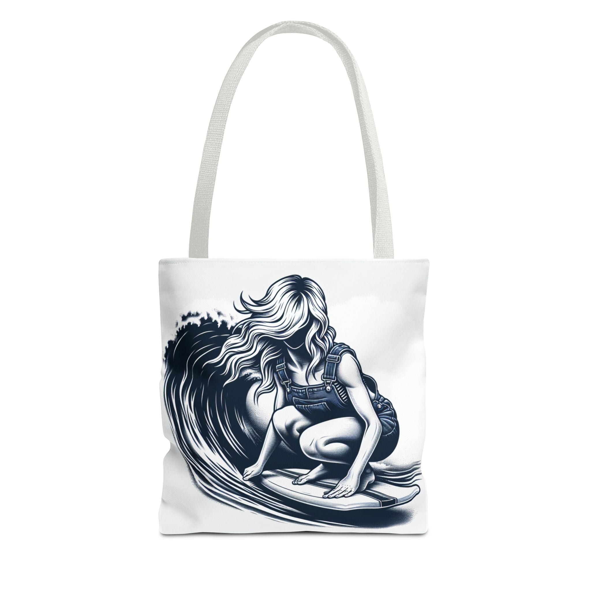 Female Surfer Tote Bag (AOP)